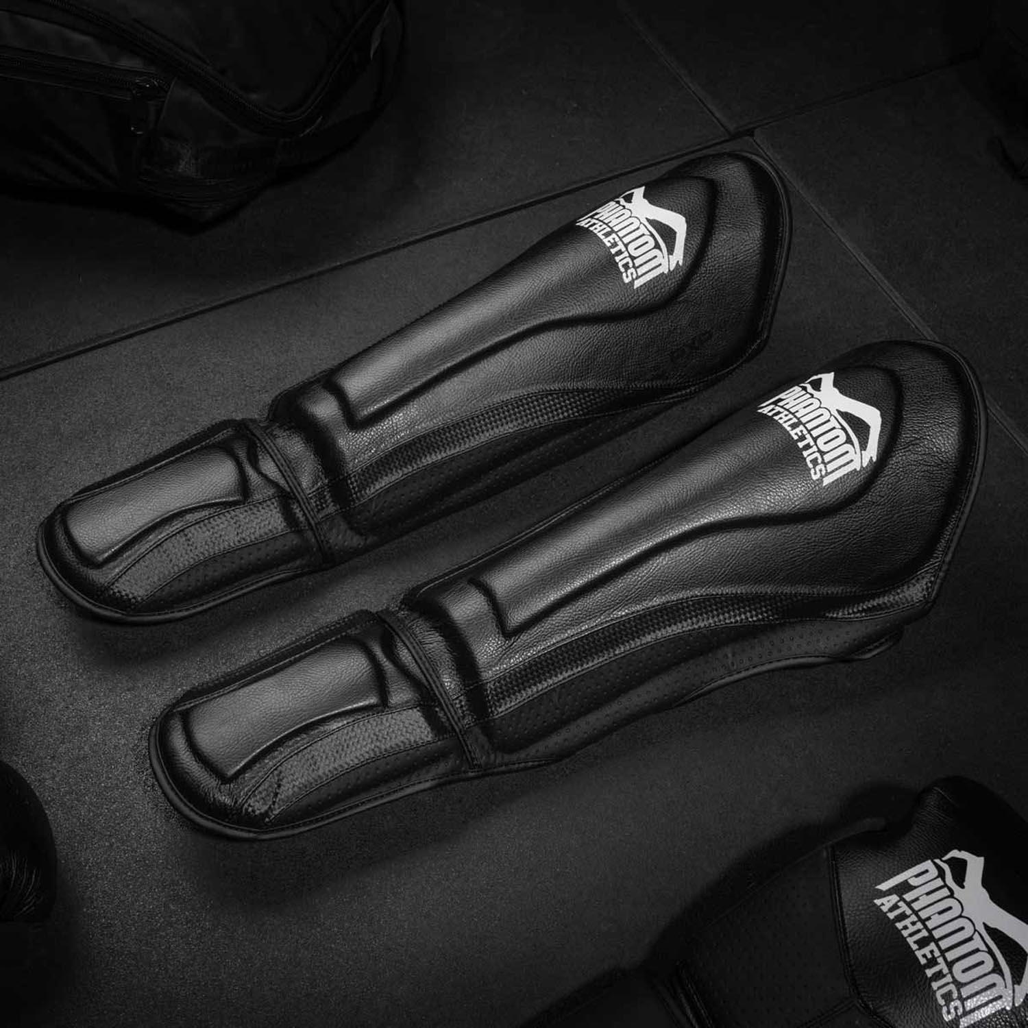 Phantom Athletics Shinguards, Riot Pro, black, S/M