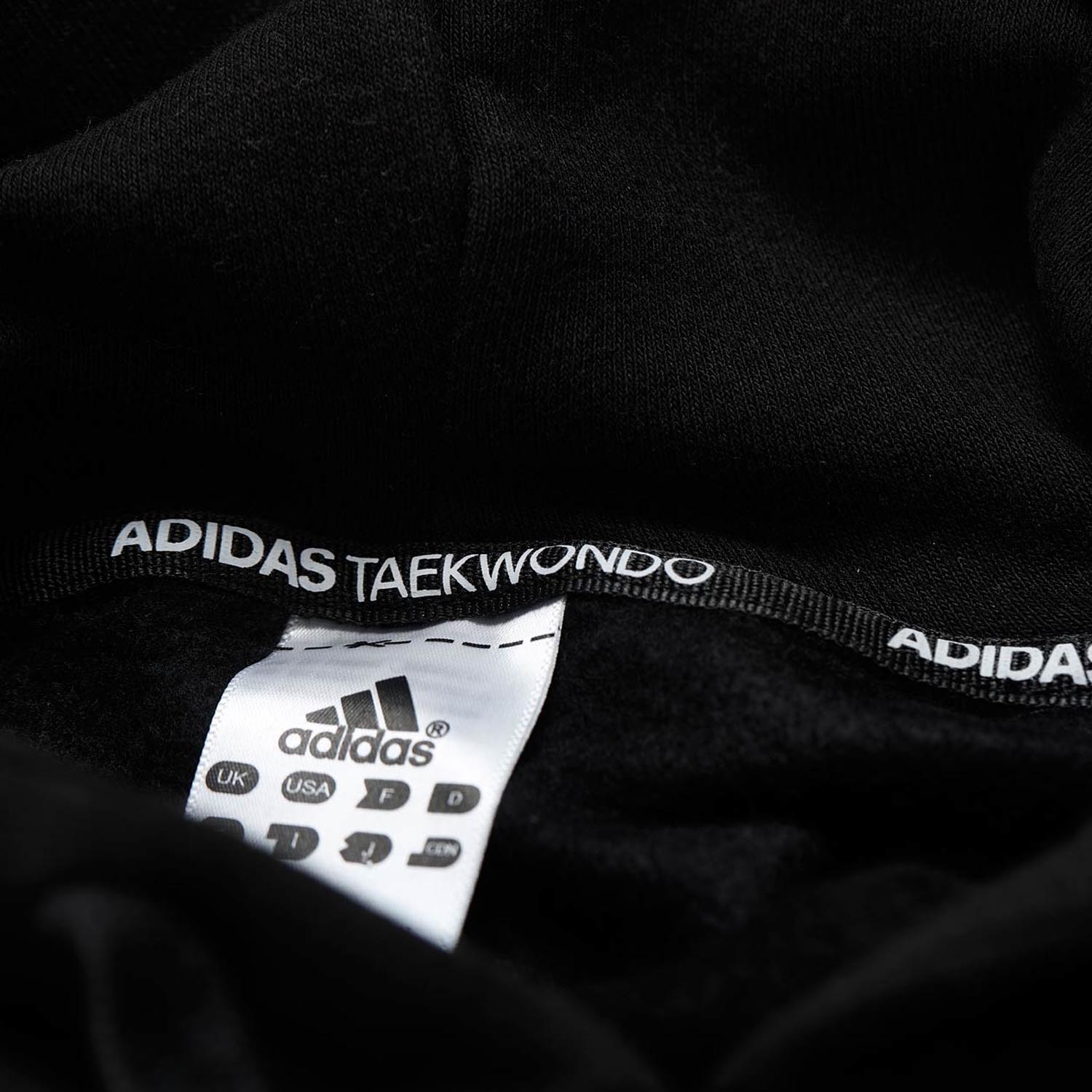 adidas Hoody, Badge Of Sport, Taekwondo, schwarz, L