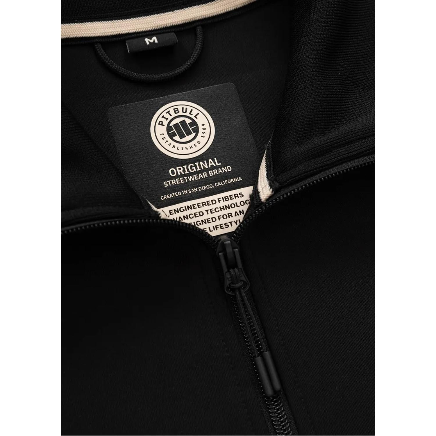 Pit Bull West Coast Trainingsjacke, Powers, schwarz, XXL
