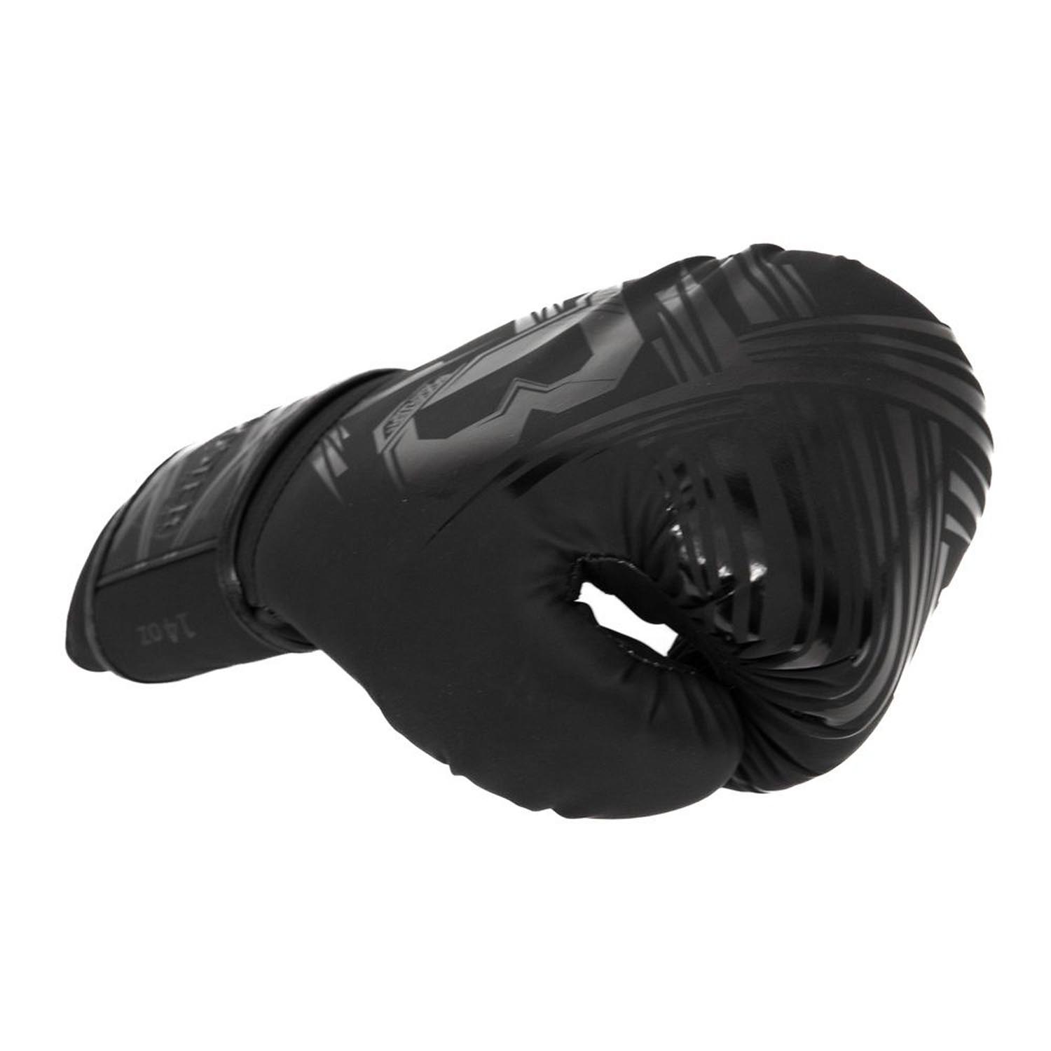 Booster Boxhandschuhe, Kinder, Alpha, schwarz-schwarz, 4 Oz