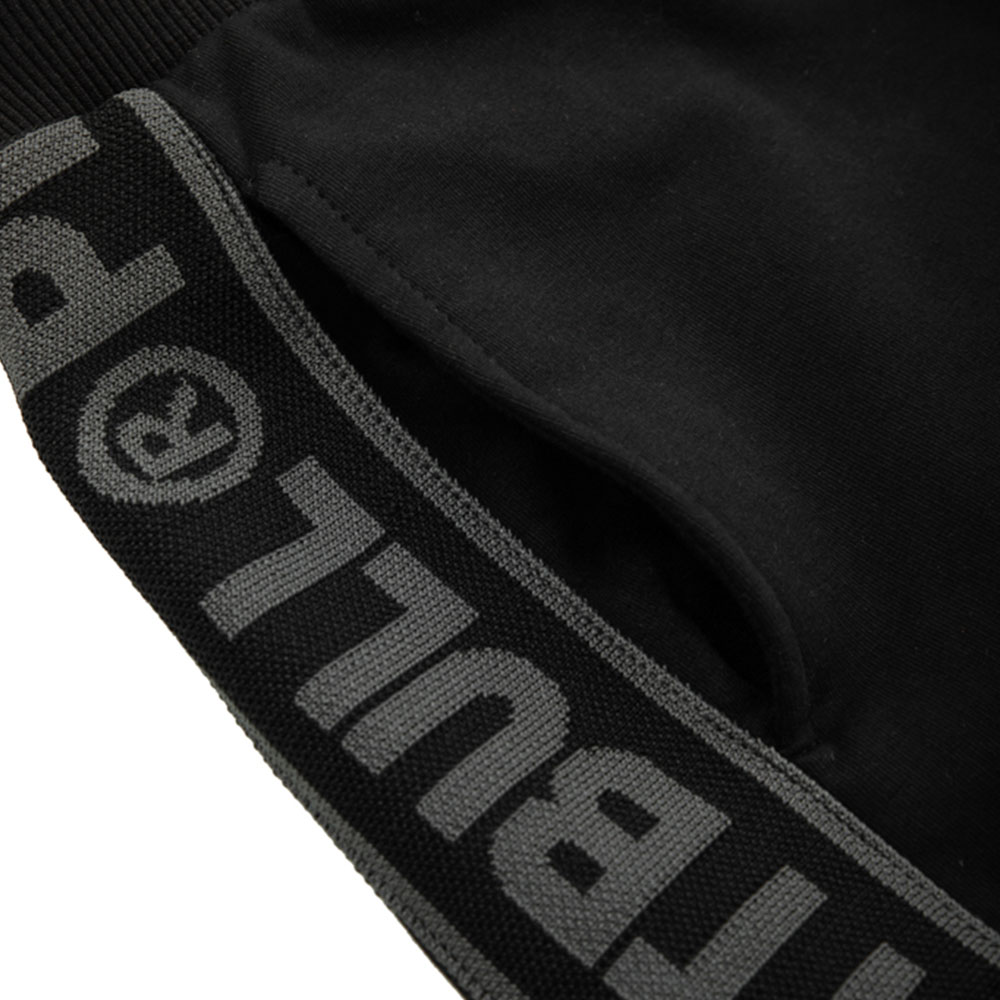 Pit Bull West Coast Shorts, Damen, S. Logo F. Terry, schw, XS