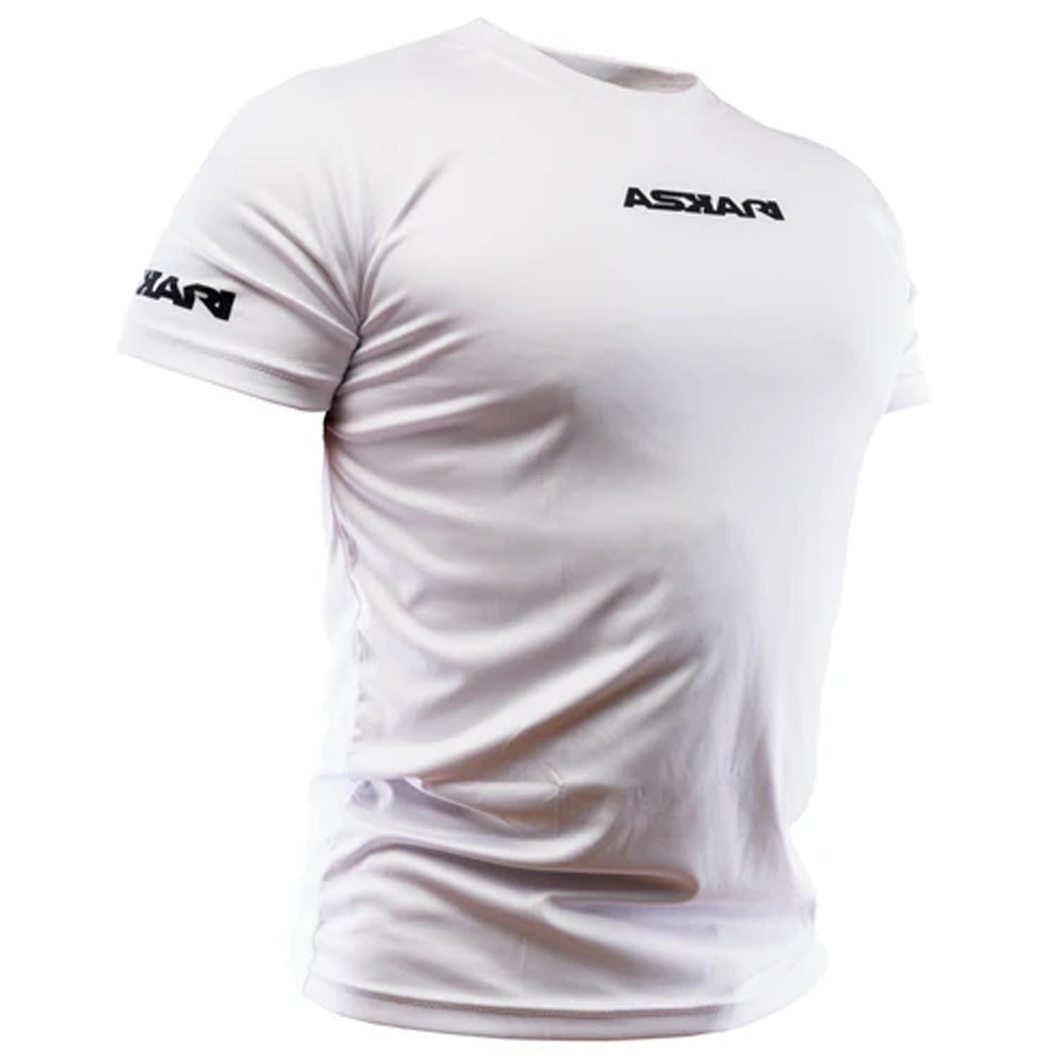 ASKARI T-Shirt, Dry Fit, Based, weiß, XXL