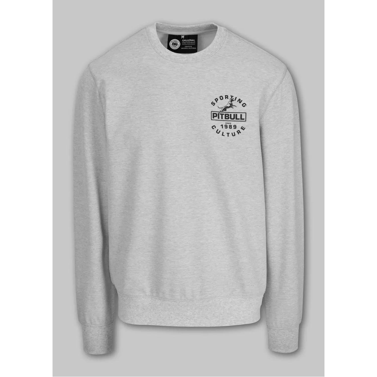 Pit Bull West Coast Pullover, Physical Culture, light grey, XXXL