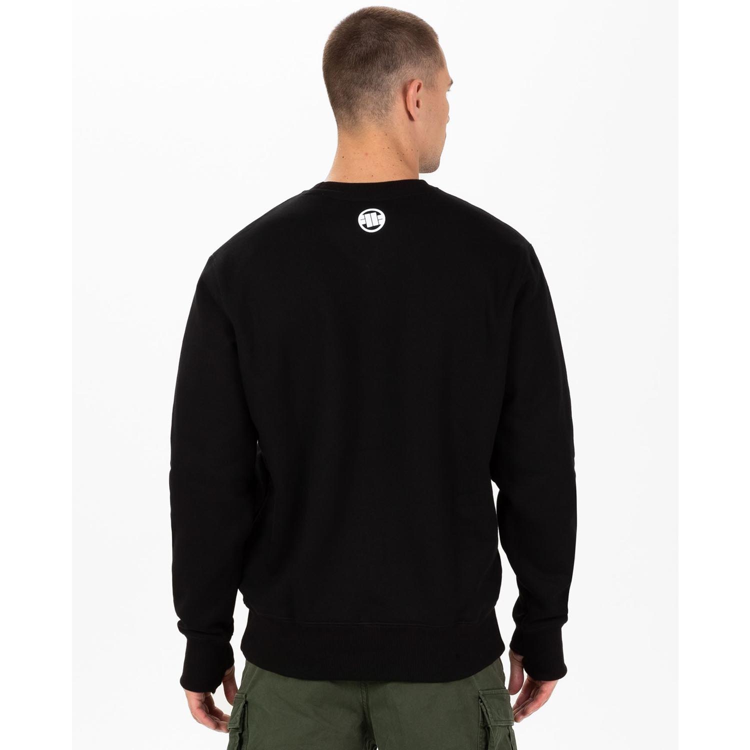 Pit Bull West Coast Sweater, Steel Logo X, black, XL