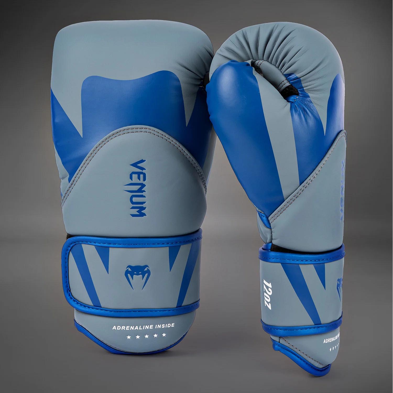 VENUM Boxing Gloves, Challenger 4.0, grey-blue, 16 Oz