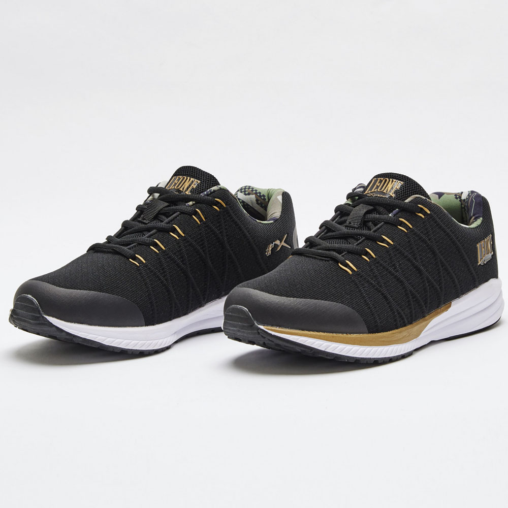 LEONE Boxing Shoes, Neo Camo, black, 41