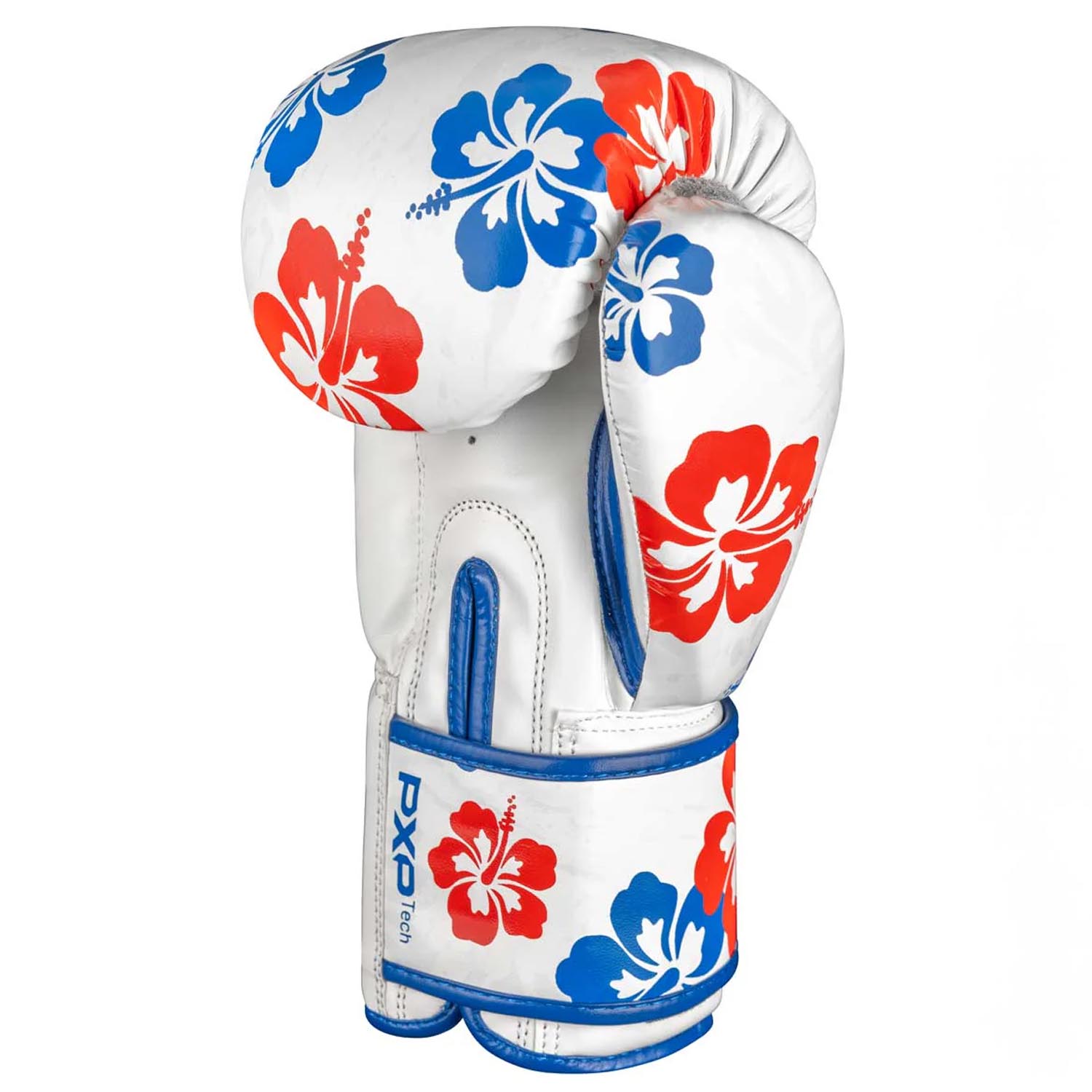Phantom Athletics Boxing Gloves, Hawaii, white-blue-red, 14 Oz