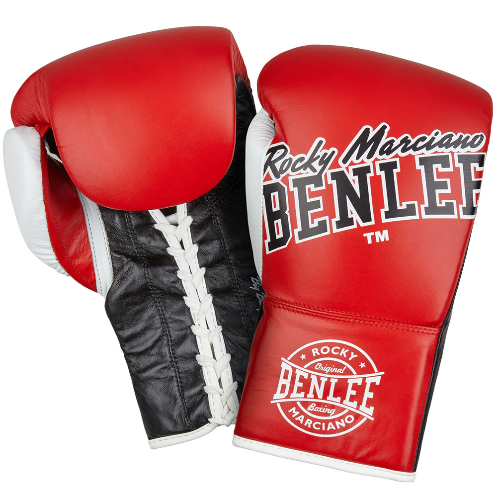 BENLEE Wettkampf Boxhandschuhe, Big Bang, rot-schwarz, 10 Oz