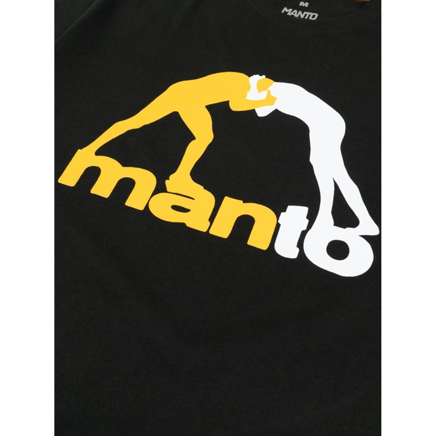 MANTO T-Shirt, Logo Onyx, black, XXL