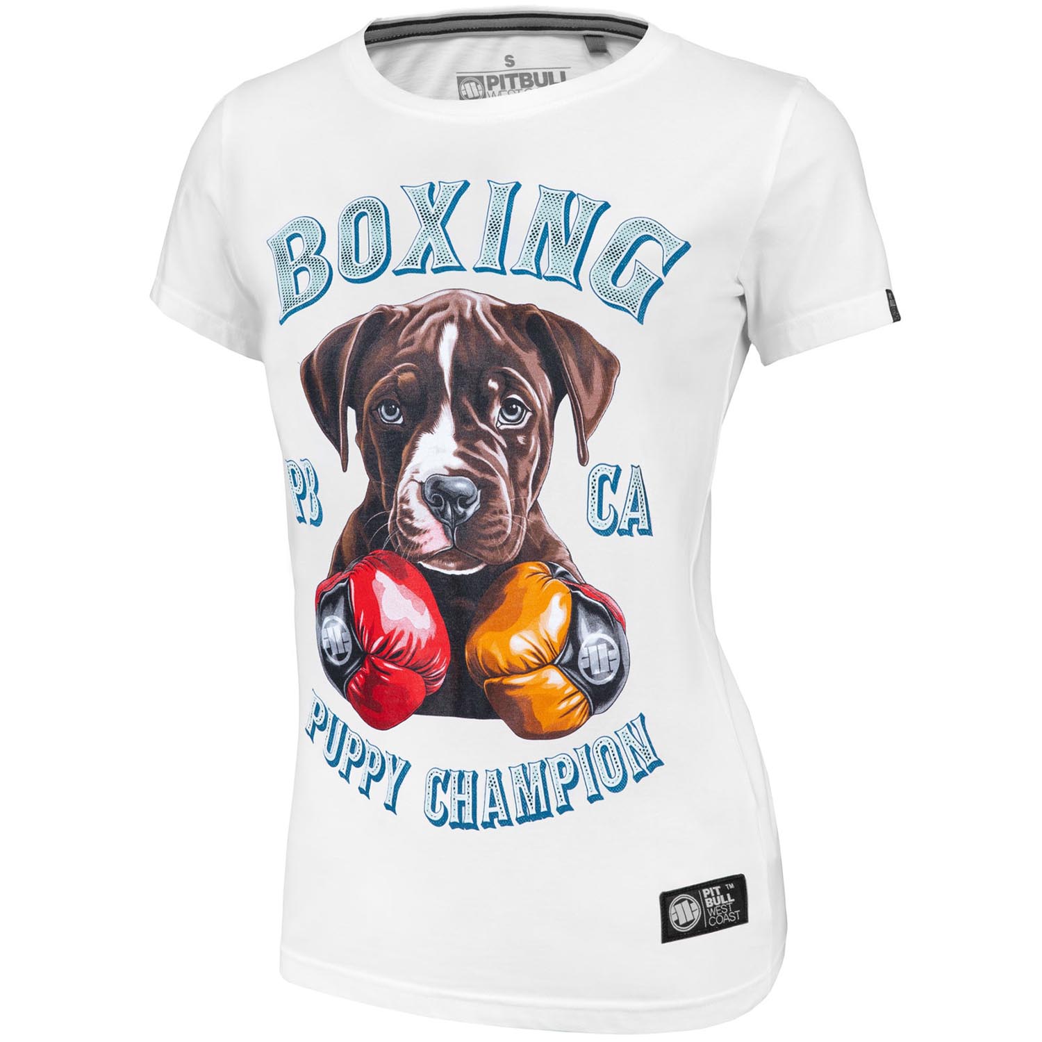 Pit Bull West Coast T-Shirt, Woman, Lil' Champ, white, XL