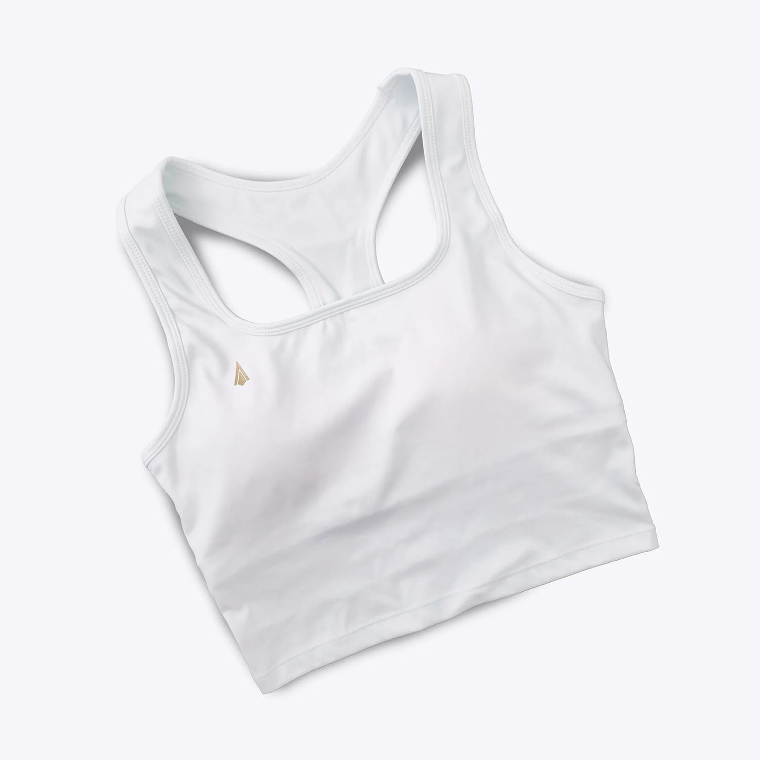 ATHENA Crop Top, Women, Built-In Bra, Diana, white, XL