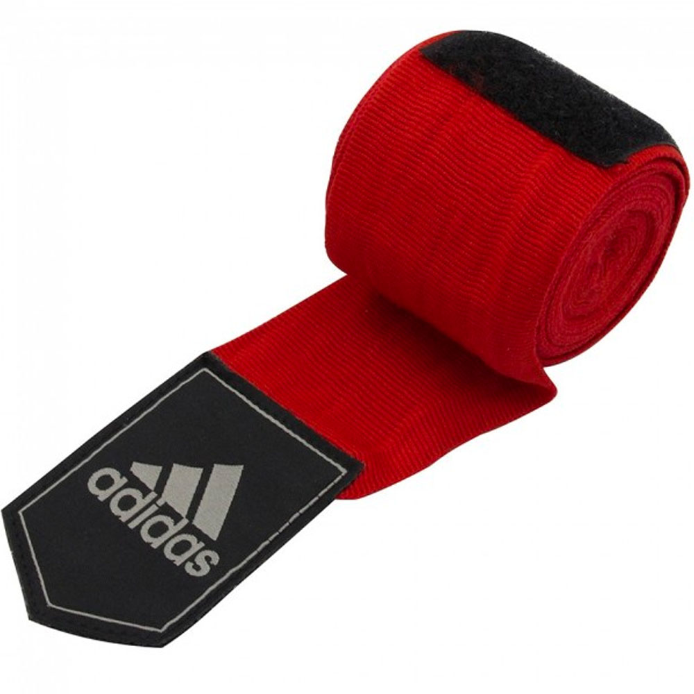 adidas Boxbandagen, halbelastisch, 3.5 m, rot