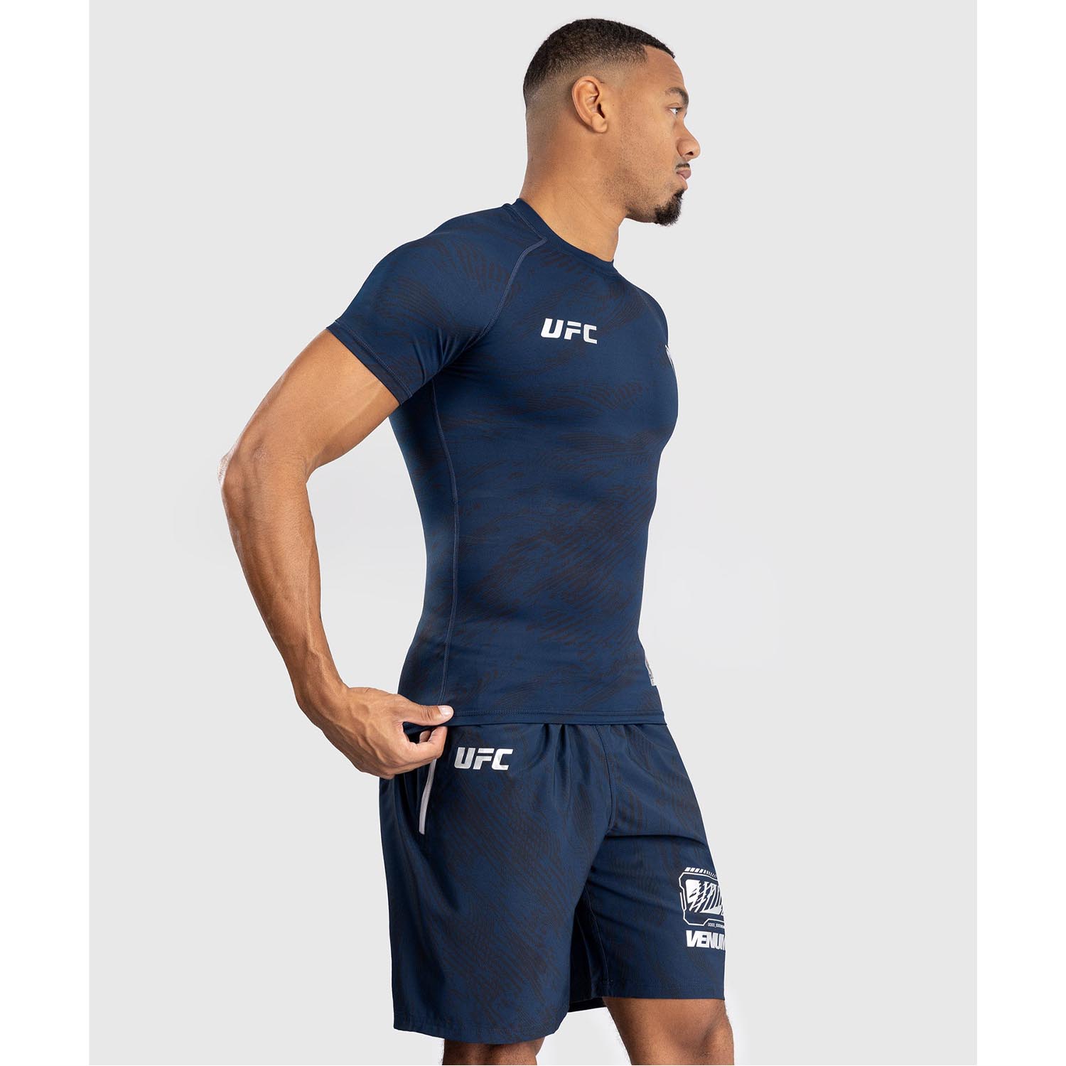 VENUM Rashguard S/S, UFC Fusion Fight Week, dark blue, XL