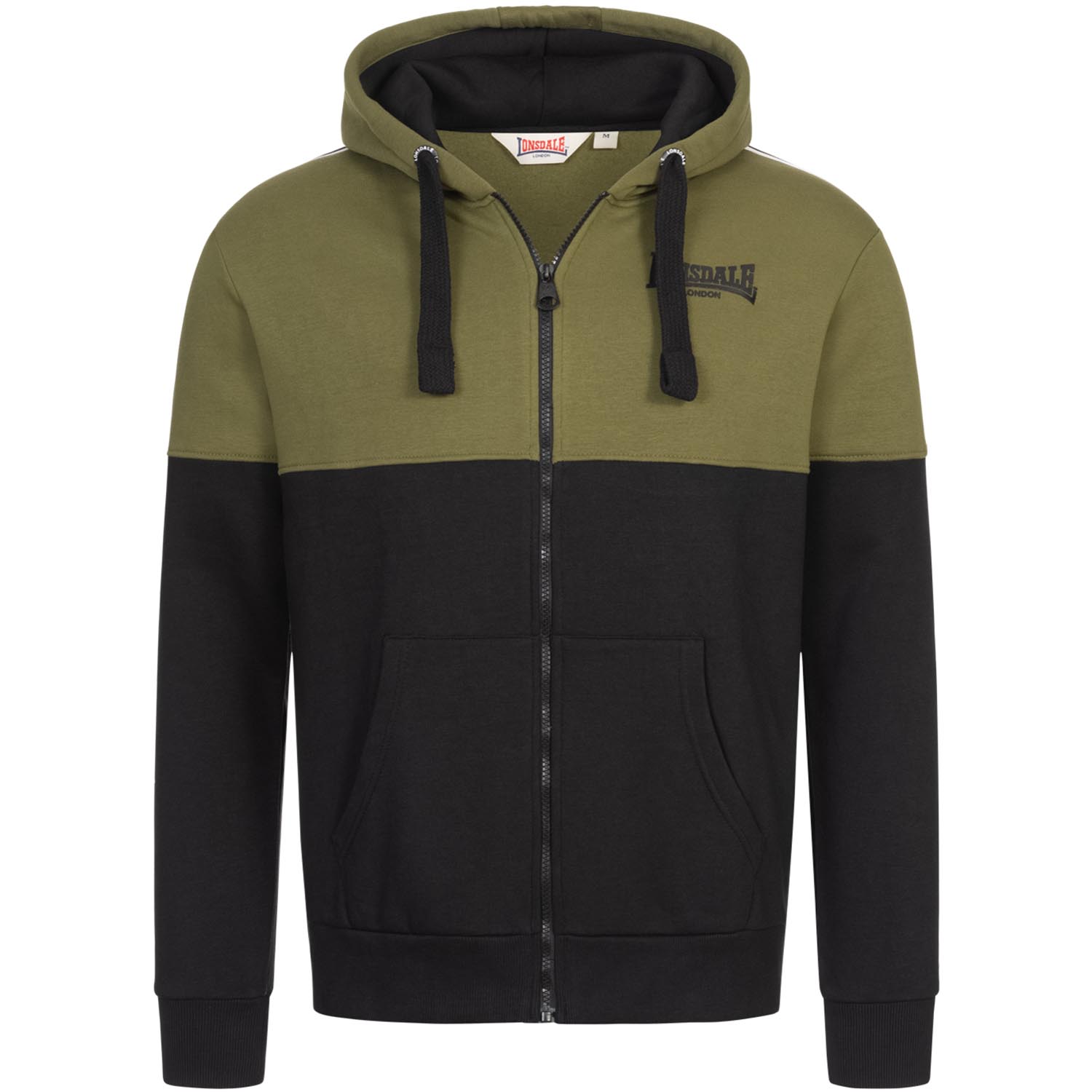Lonsdale Hoody, Lucklawhill, olive, XXXL