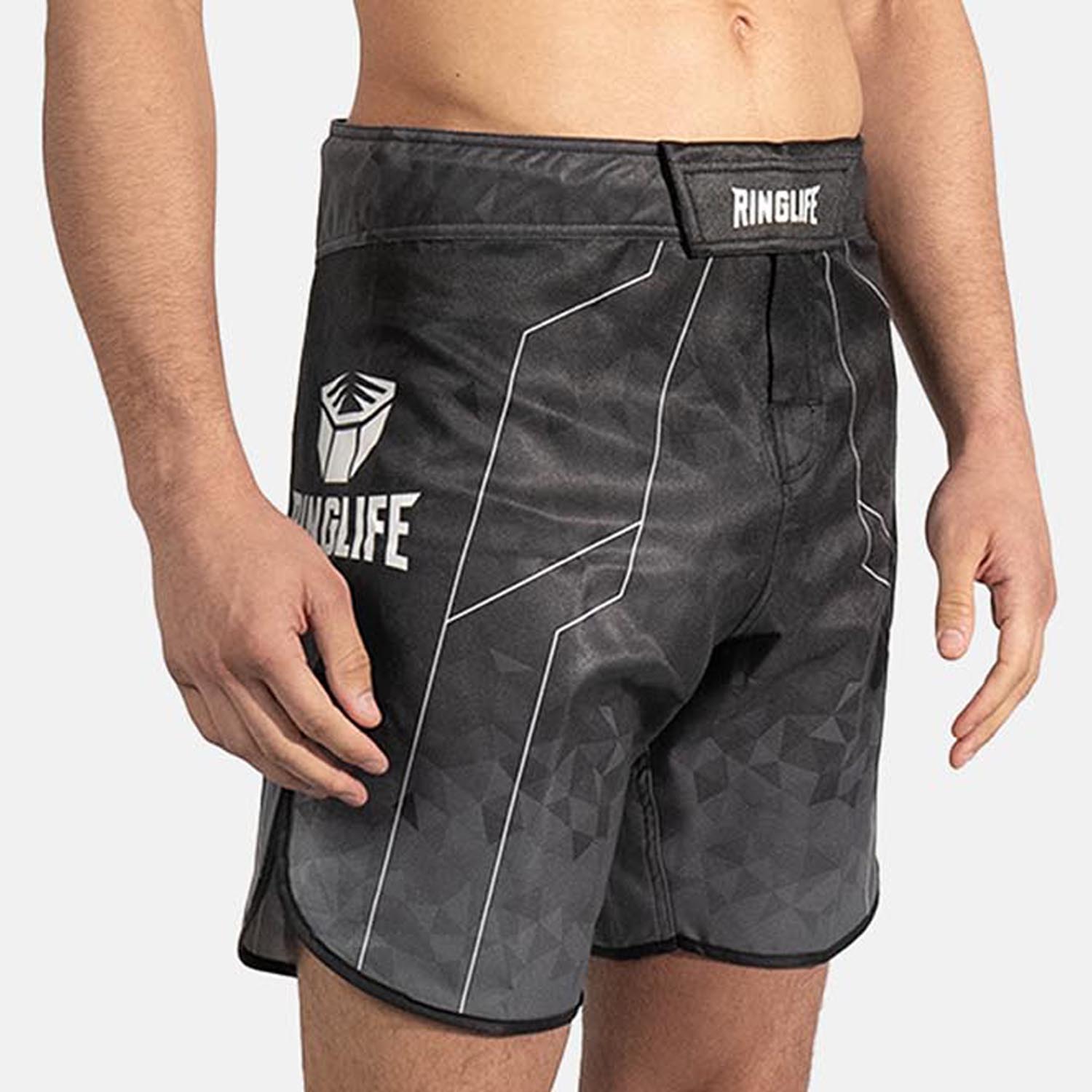 RINGLIFE MMA Shorts - Transition black-grey XL
