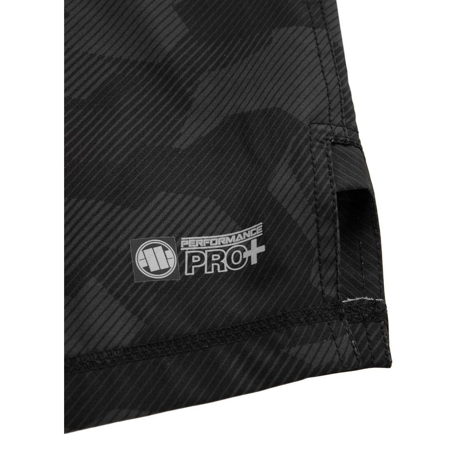 Pit Bull West Coast Performance Shorts, Hilltop, schwarz, XL