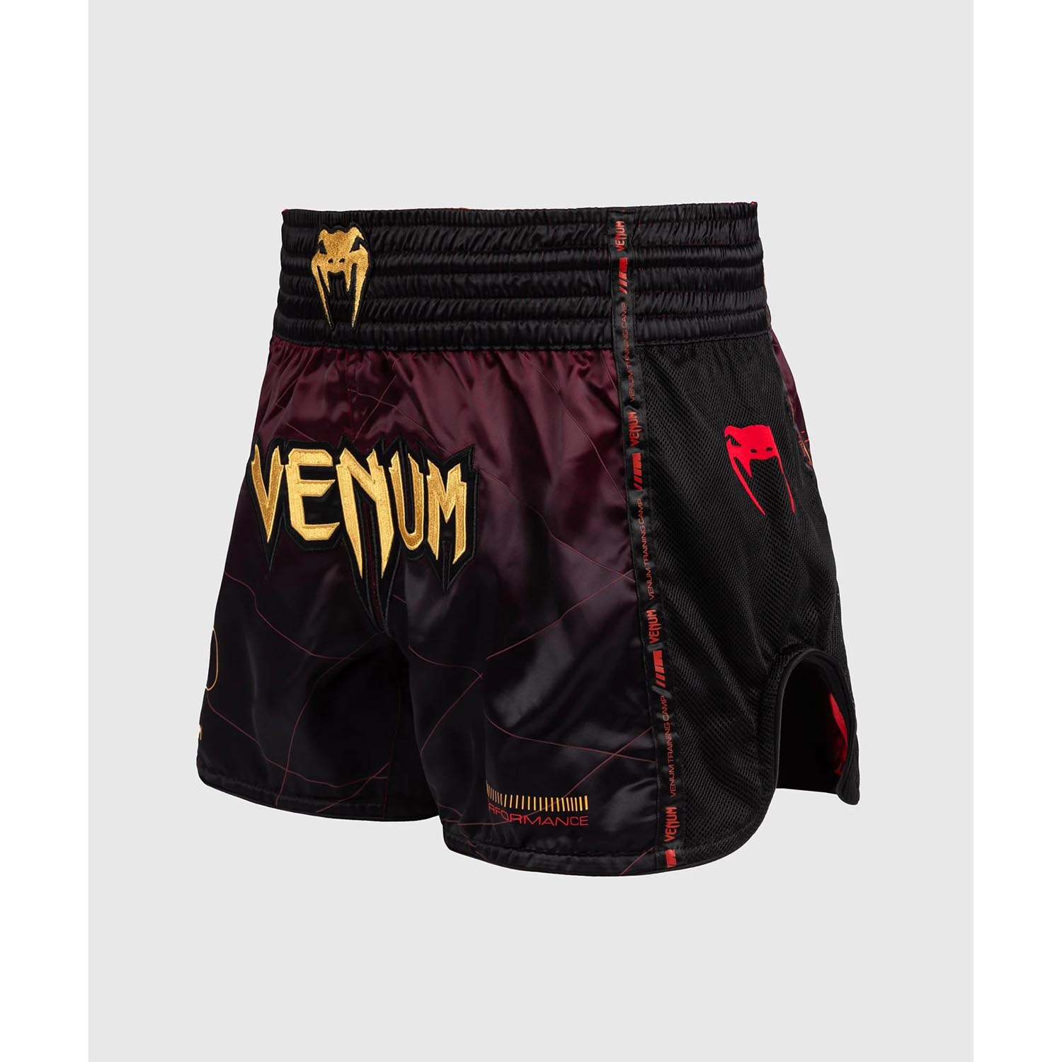 VENUM Muay Thai Shorts, Tactical XT, winered-gold, XXL