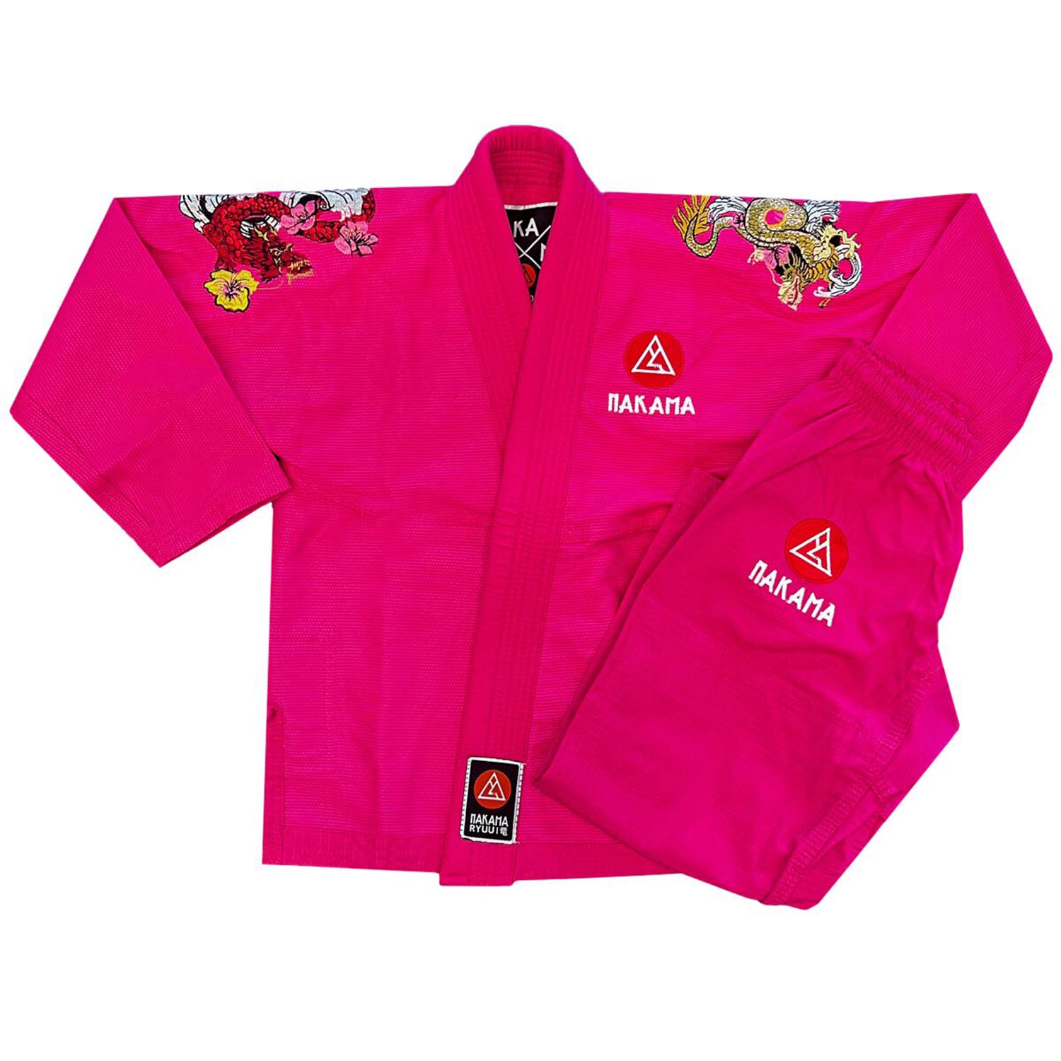 Nakama BJJ GI, Kids, Ryuu, Pink, M1
