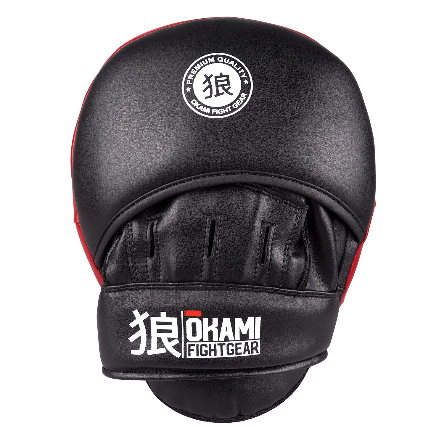 OKAMI Focus Mitts, Gym Series, black-red