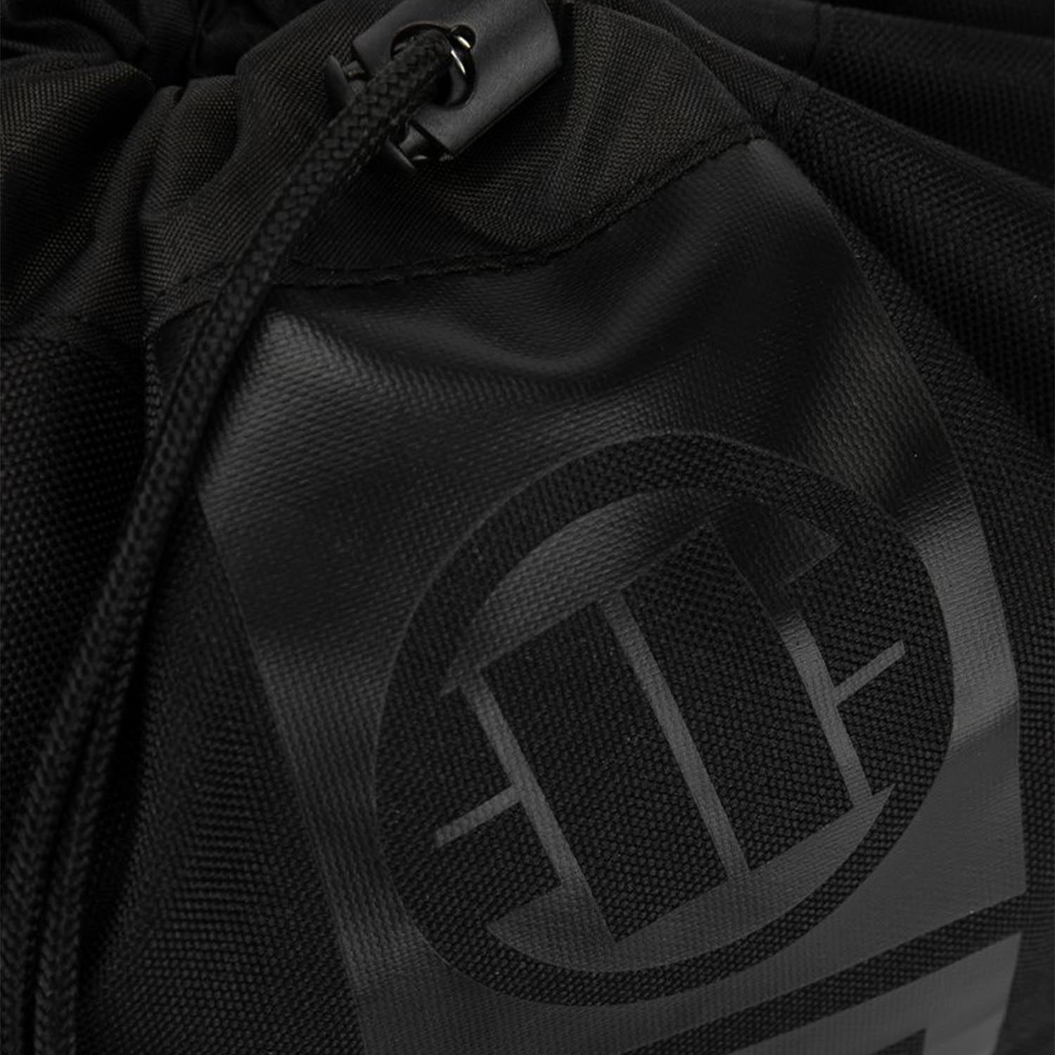 Pit Bull West Coast Gym Sack, Hilltop, schwarz-schwarz