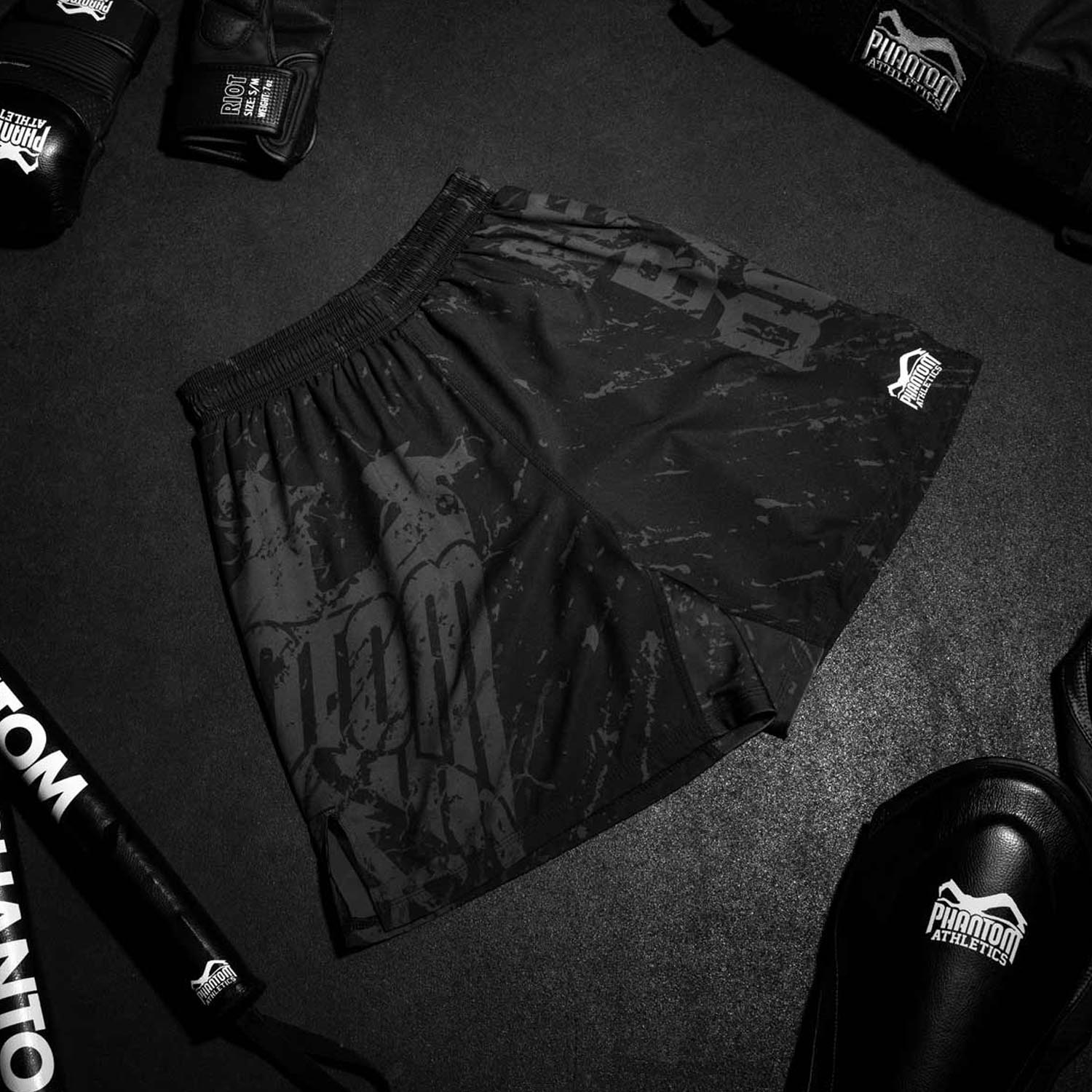 Phantom Athletics MMA Fight Shorts, Evo Germany, black, XXL