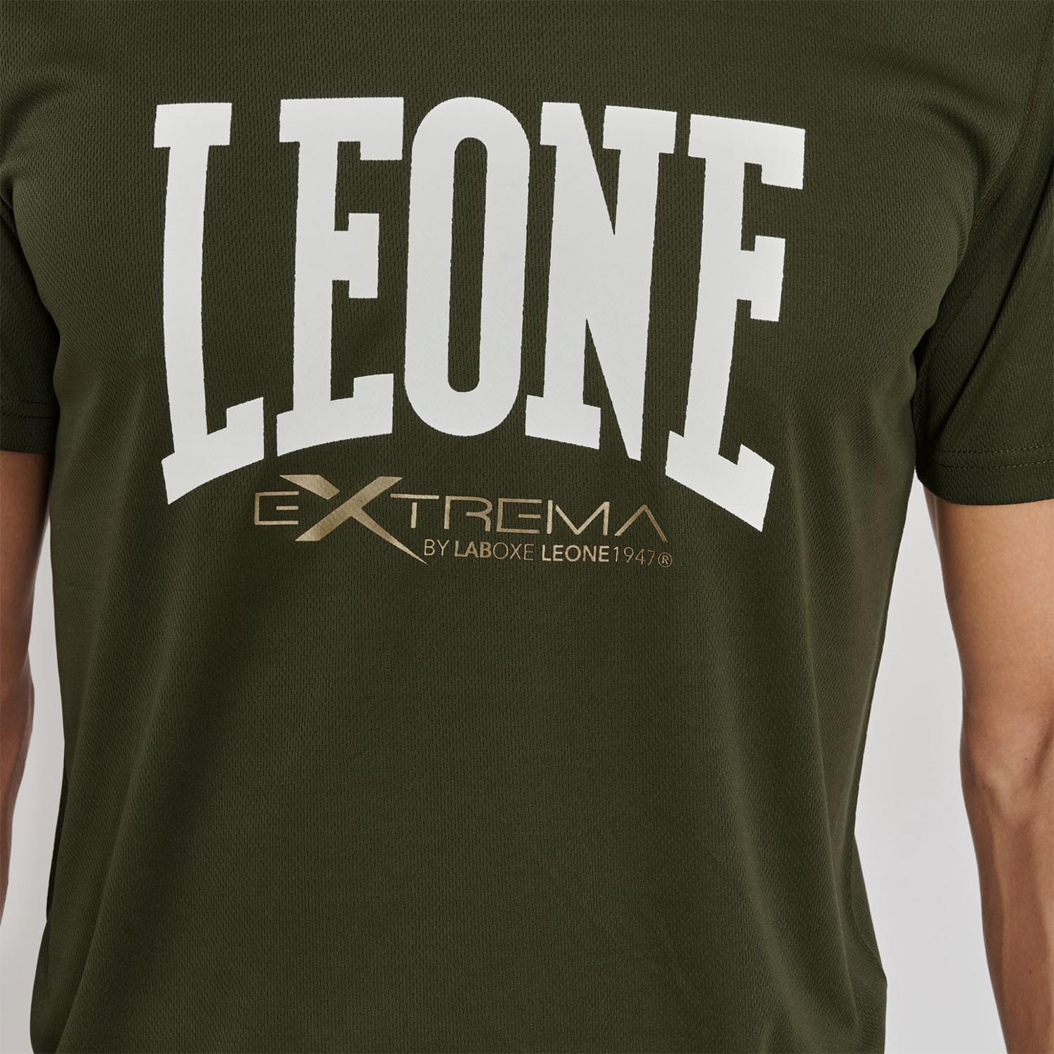 LEONE T-Shirt, Logo, ABX106, green M