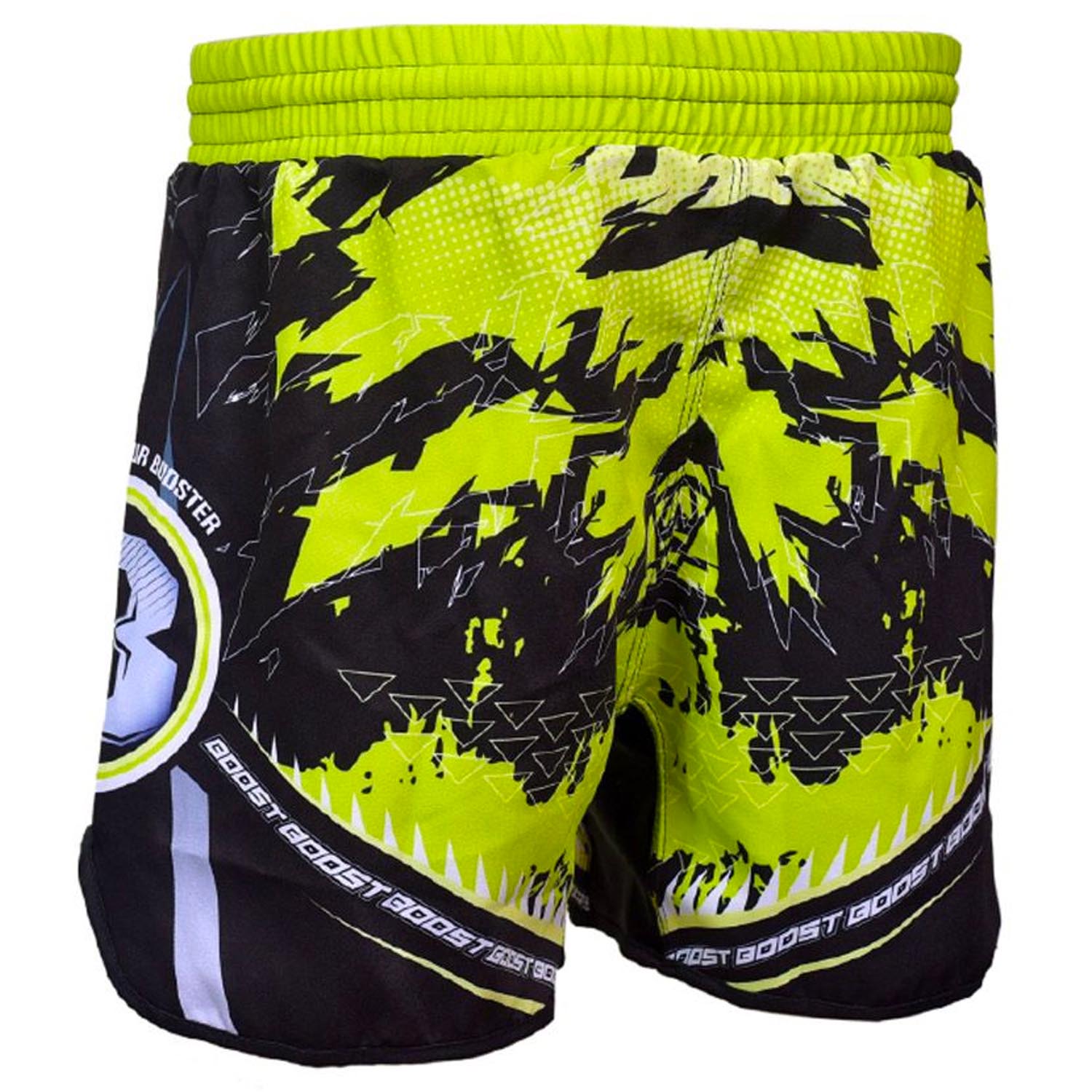 Booster MMA Fight Shorts, Chaos 2, schwarz-gelb, S