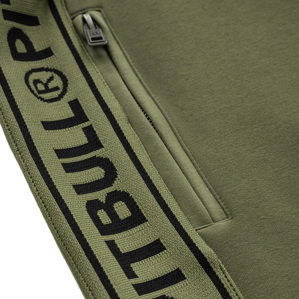 Pit Bull West Coast Jogginghosen, Small logo F. Terry, olive, XXL