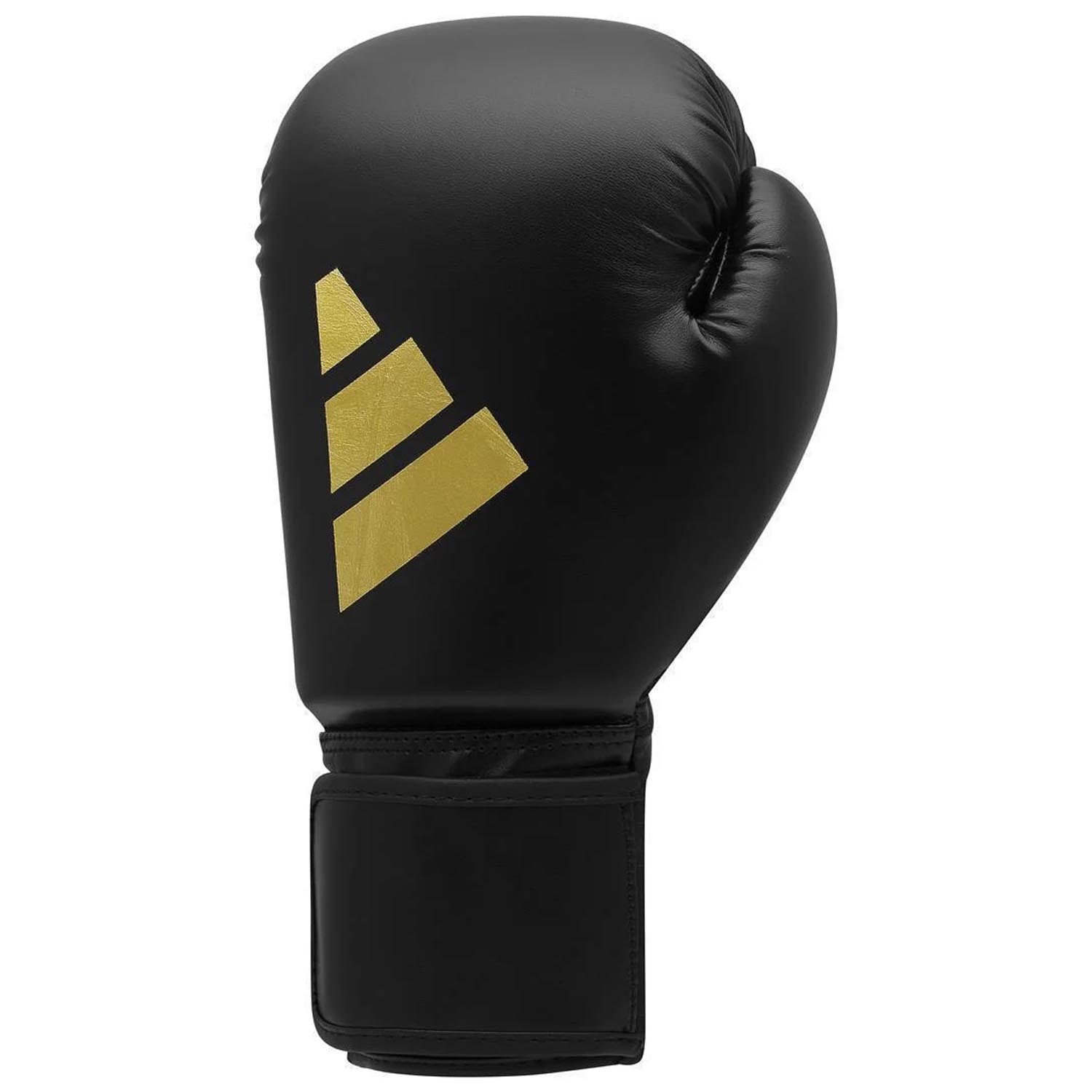 adidas Boxhandschuhe, Speed 50, schwarz-gold, 10 Oz