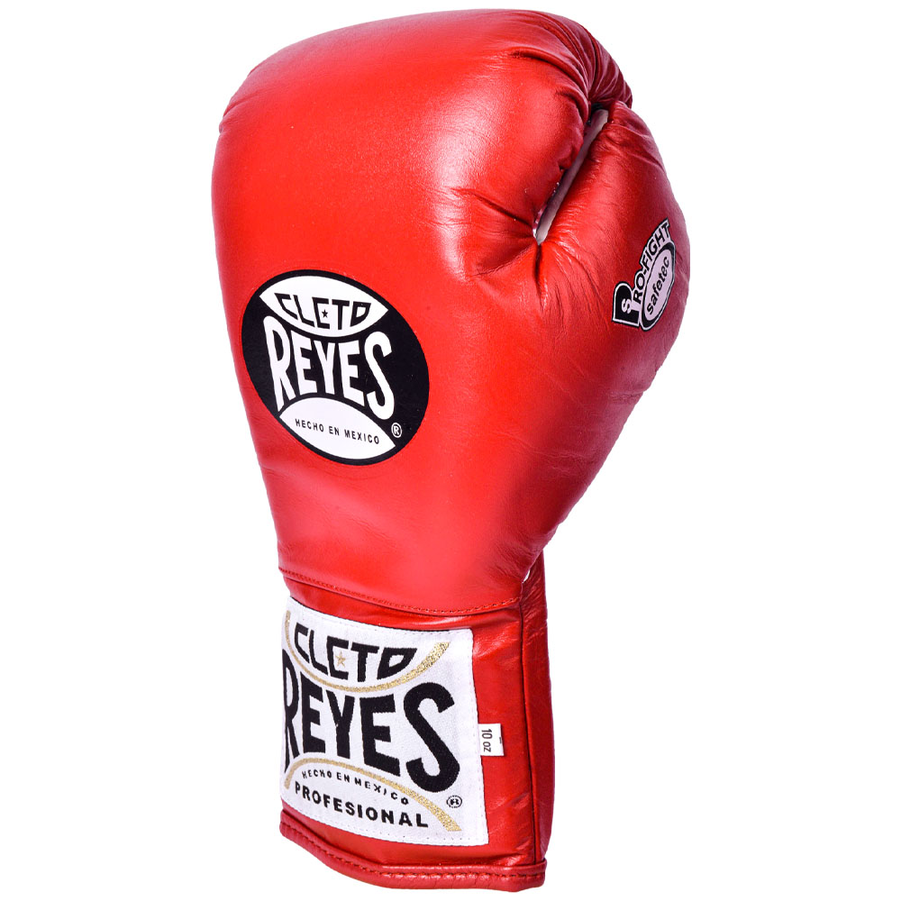 Cleto Reyes Boxing Gloves, Safetec Contest, red, 10 Oz