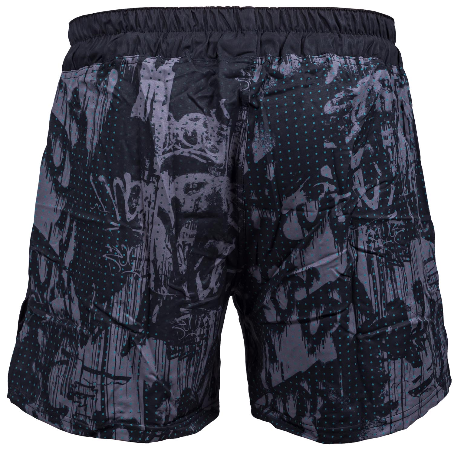 OKAMI MMA Fight Shorts, Hang Loose, grey-blue, XXL