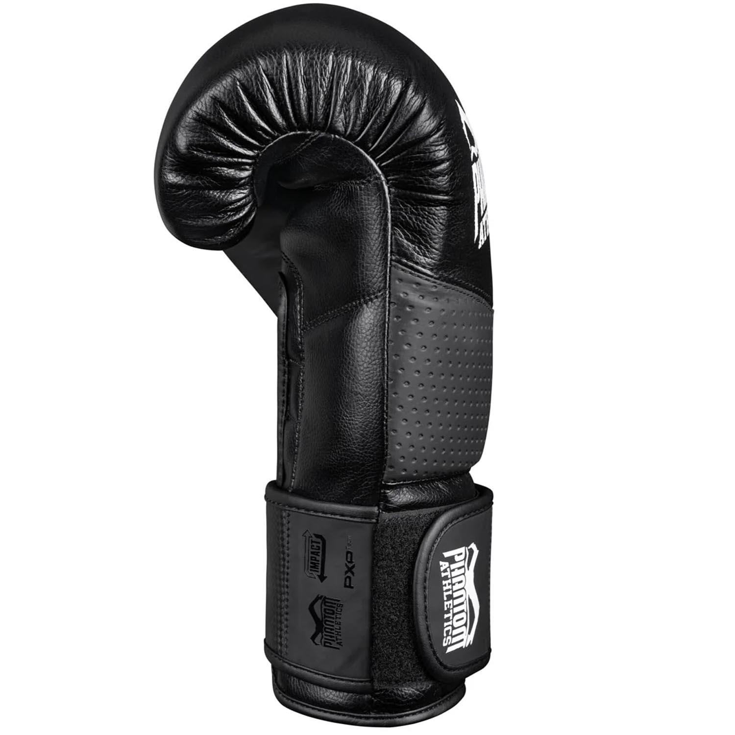 Phantom Athletics Boxing Gloves, Riot Pro, black, 12 Oz