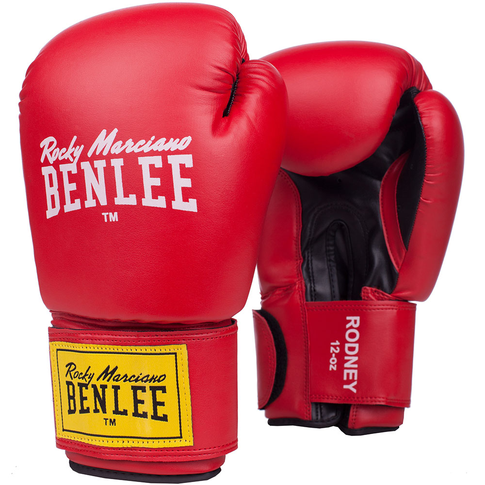 BENLEE Boxing Gloves, Kids, Rodney, red-black, 6 Oz