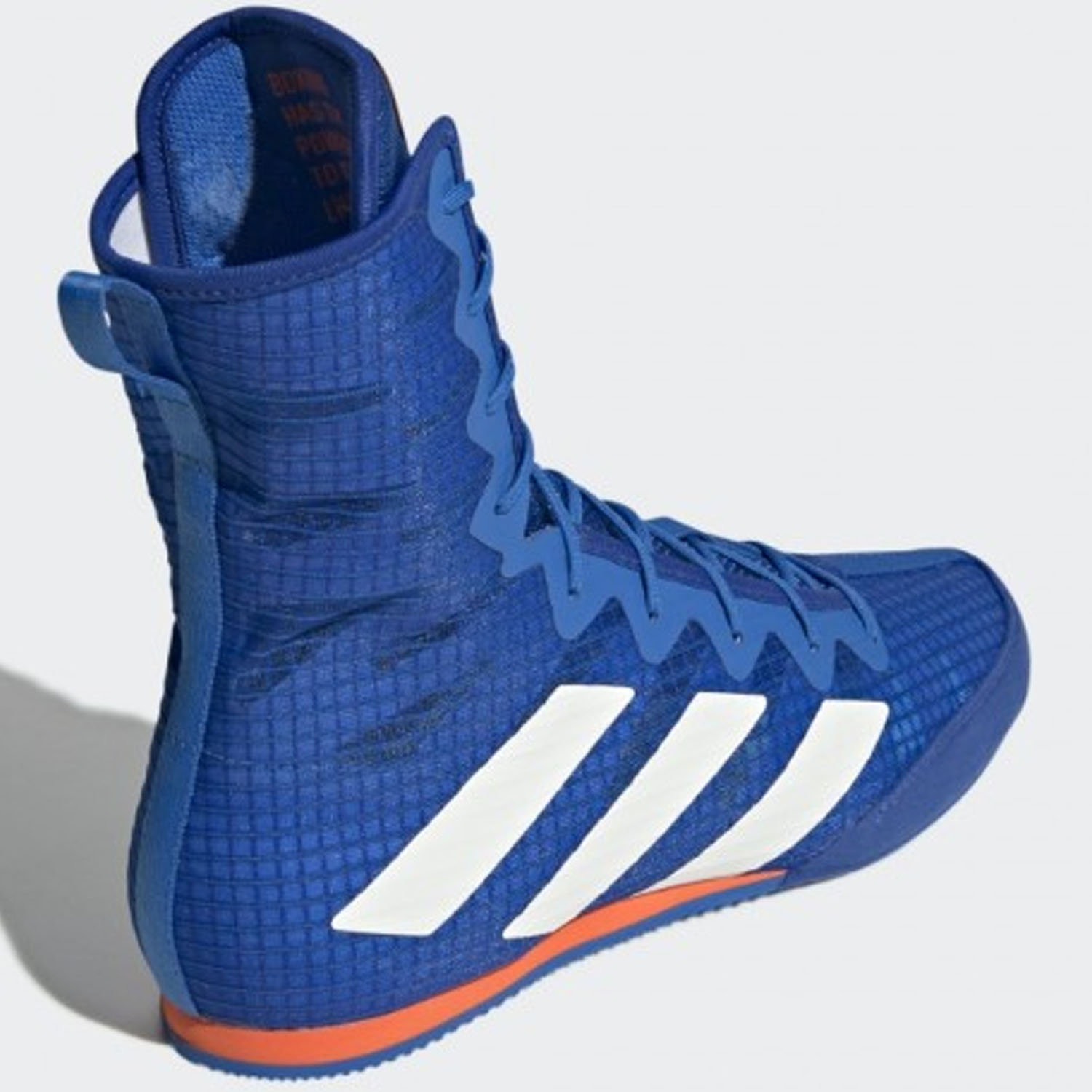 adidas Boxschuhe, Box Hog 4, blau, 41 ⅓ (UK7.5)