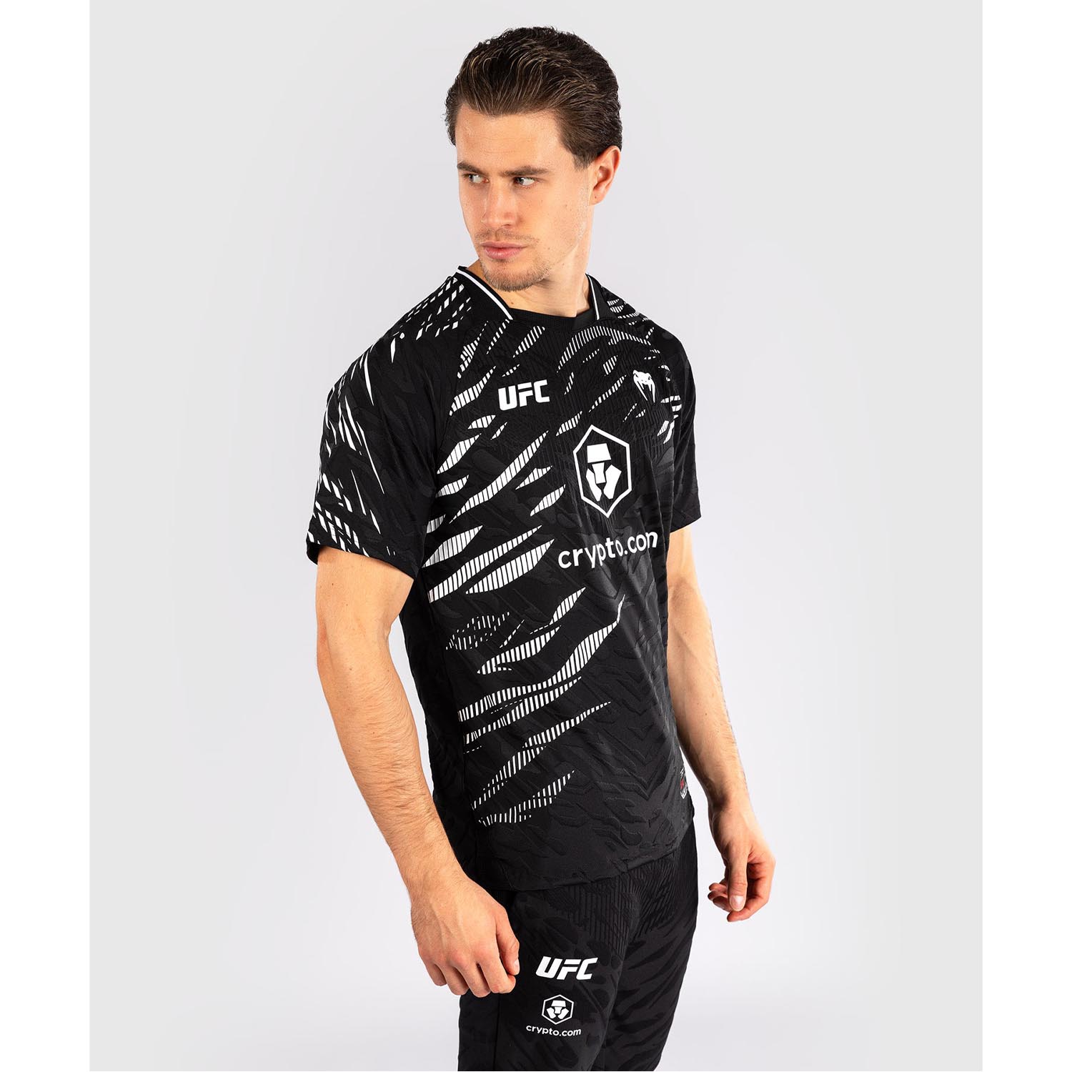 VENUM Dry Tech T-Shirt, UFC Fusion Authentic Fight Night, black-white, L