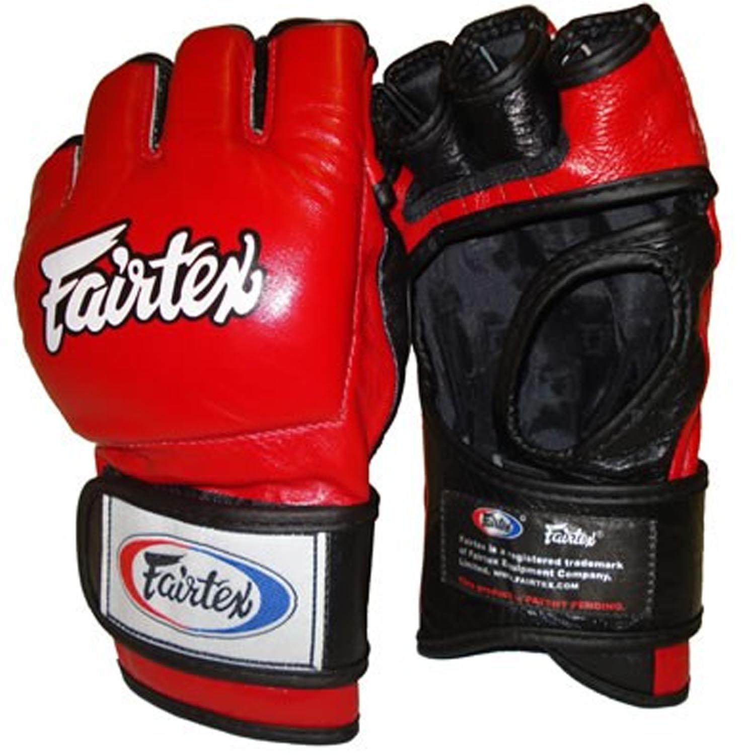 Fairtex MMA Boxing Gloves, FGV12, red, M