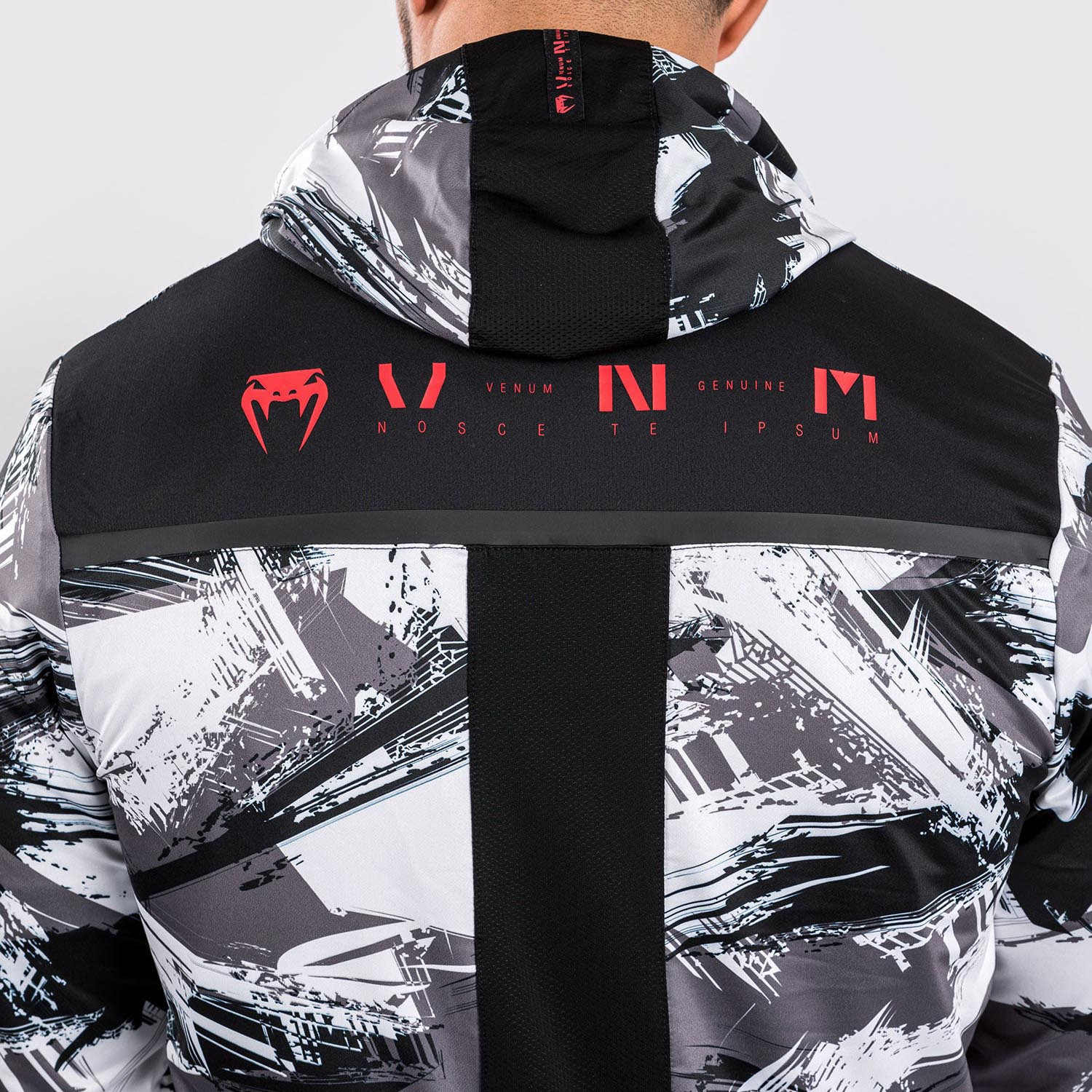 VENUM Zip Hoody, Electron 3.0, grau-rot, M
