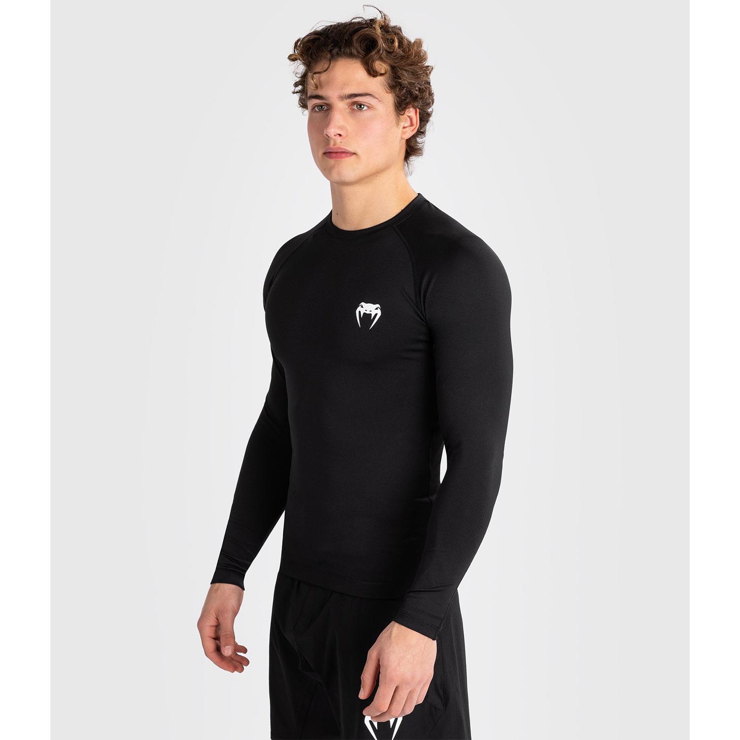VENUM Rashguard, L/S, Contender, schwarz-weiß, XXL