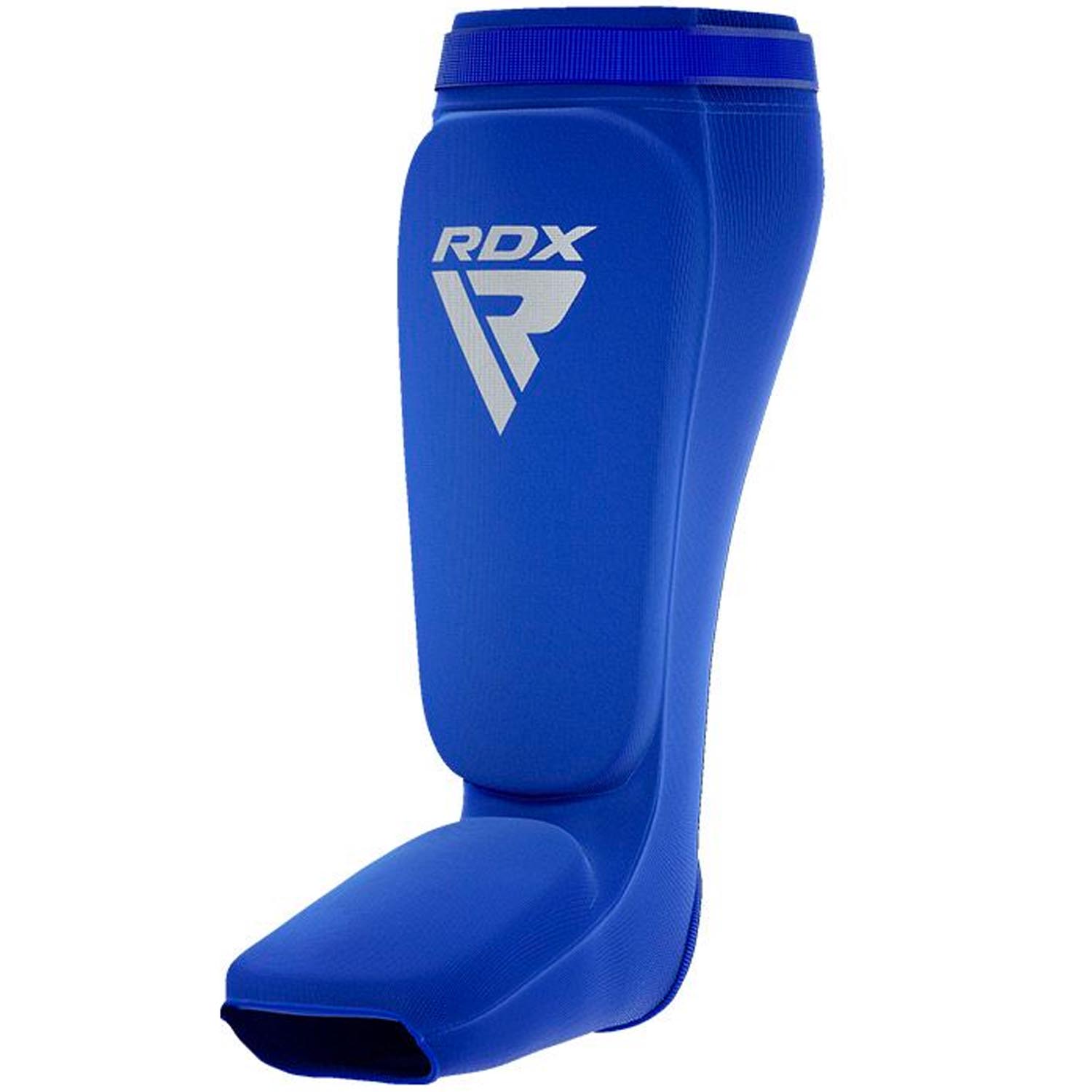 RDX Shinguards, blue-white, L