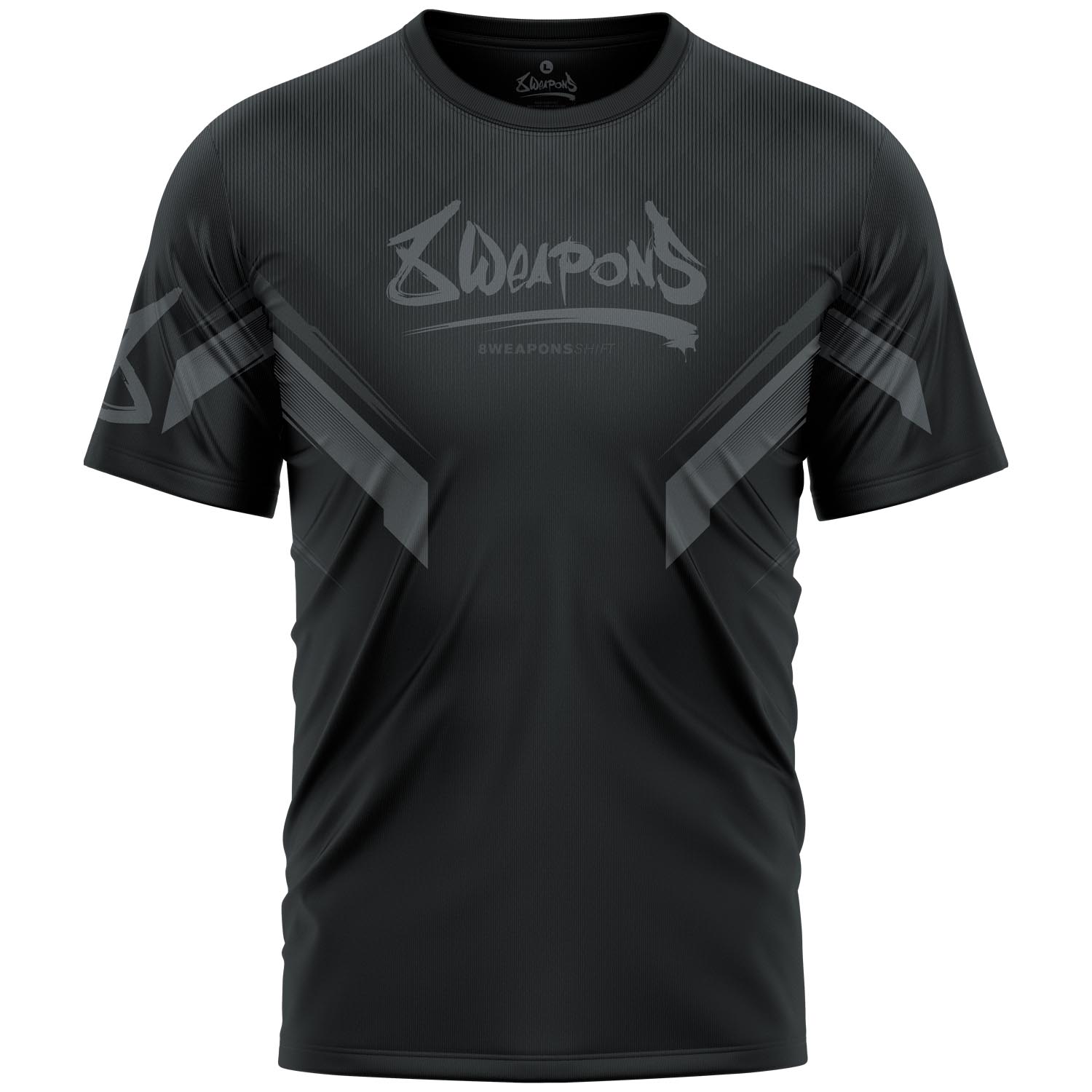 8 WEAPONS Functional T-Shirt, Shift, black-black, XXL