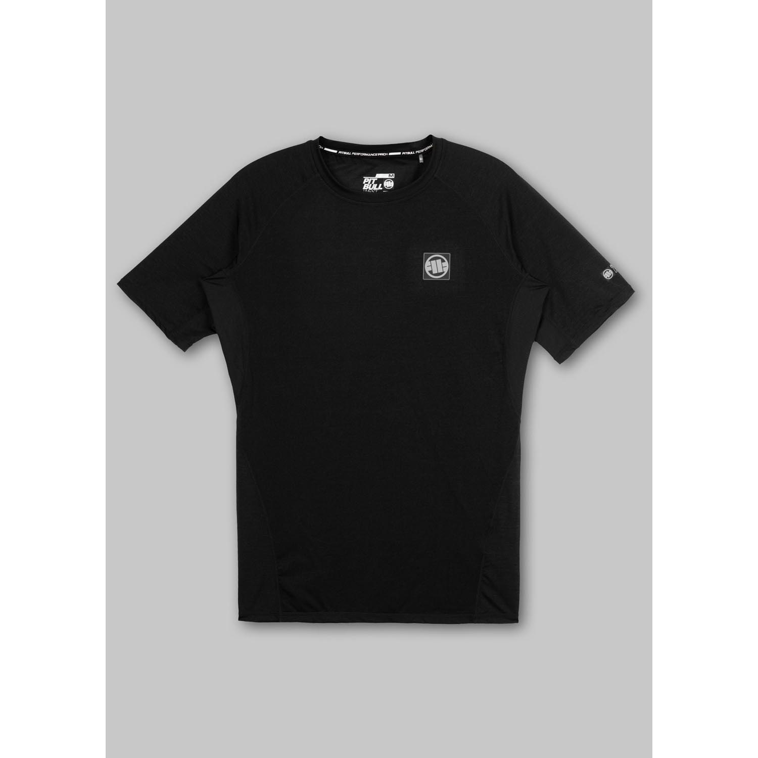 Pit Bull West Coast Rashguard, S/S, Performance Pro Plus, New Logo, black, XXL