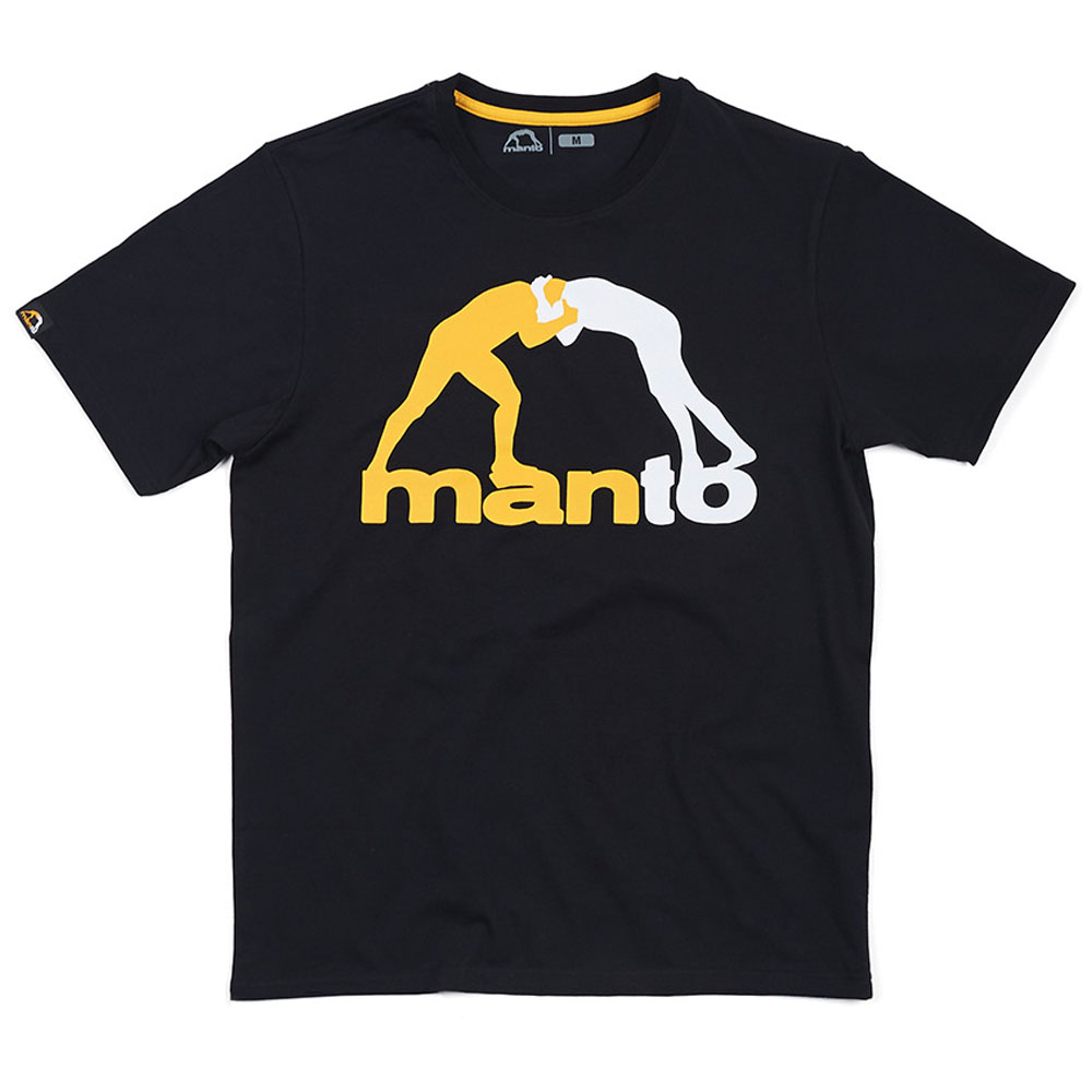 MANTO T-Shirt, Logo, black, XL