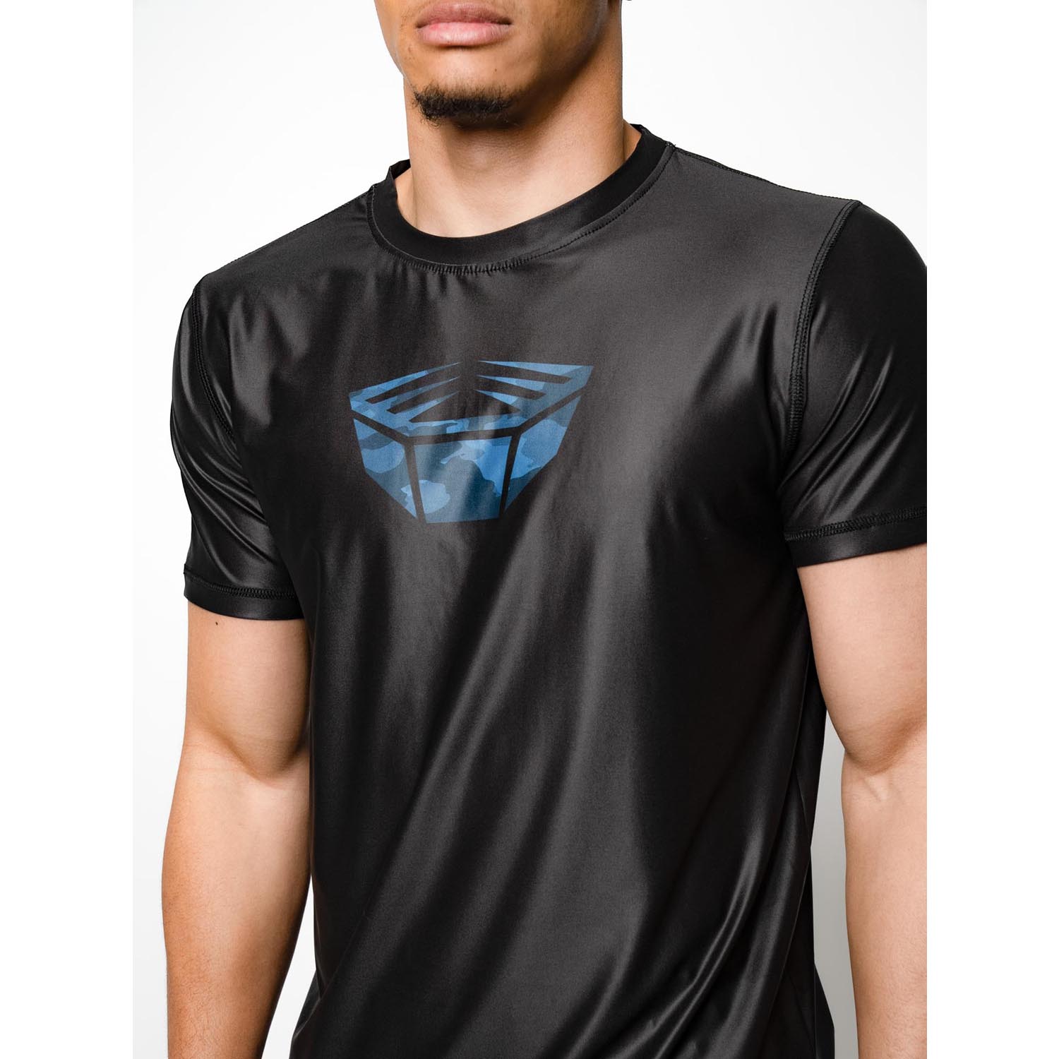 RINGLIFE Functional Shirt, Unit, black-blue camo, XXL