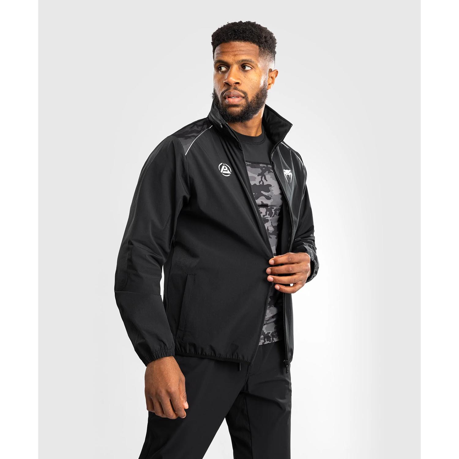 VENUM Training Jacket, Polaris, black-grey, XXL