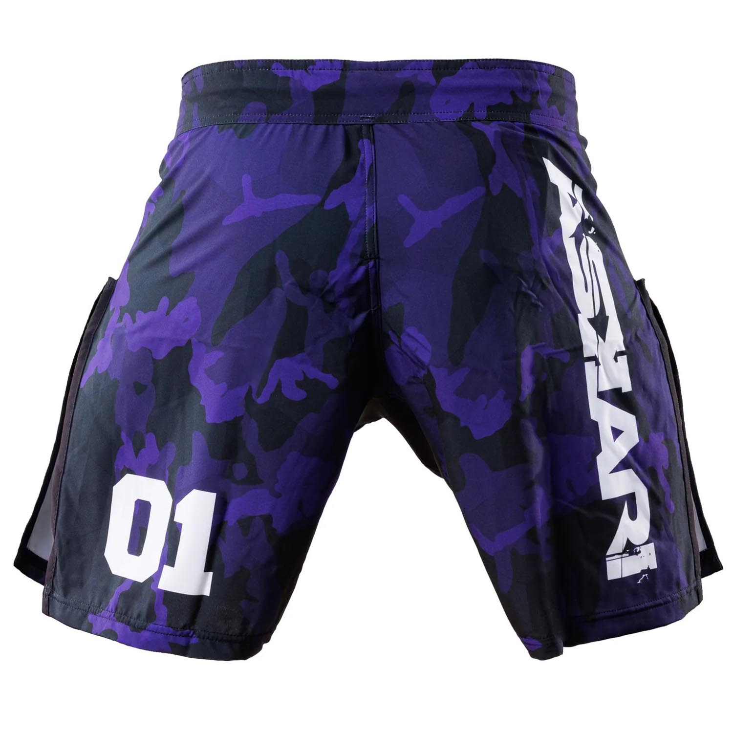 ASKARI MMA Fight Shorts, JJ, purple-camo, XXL
