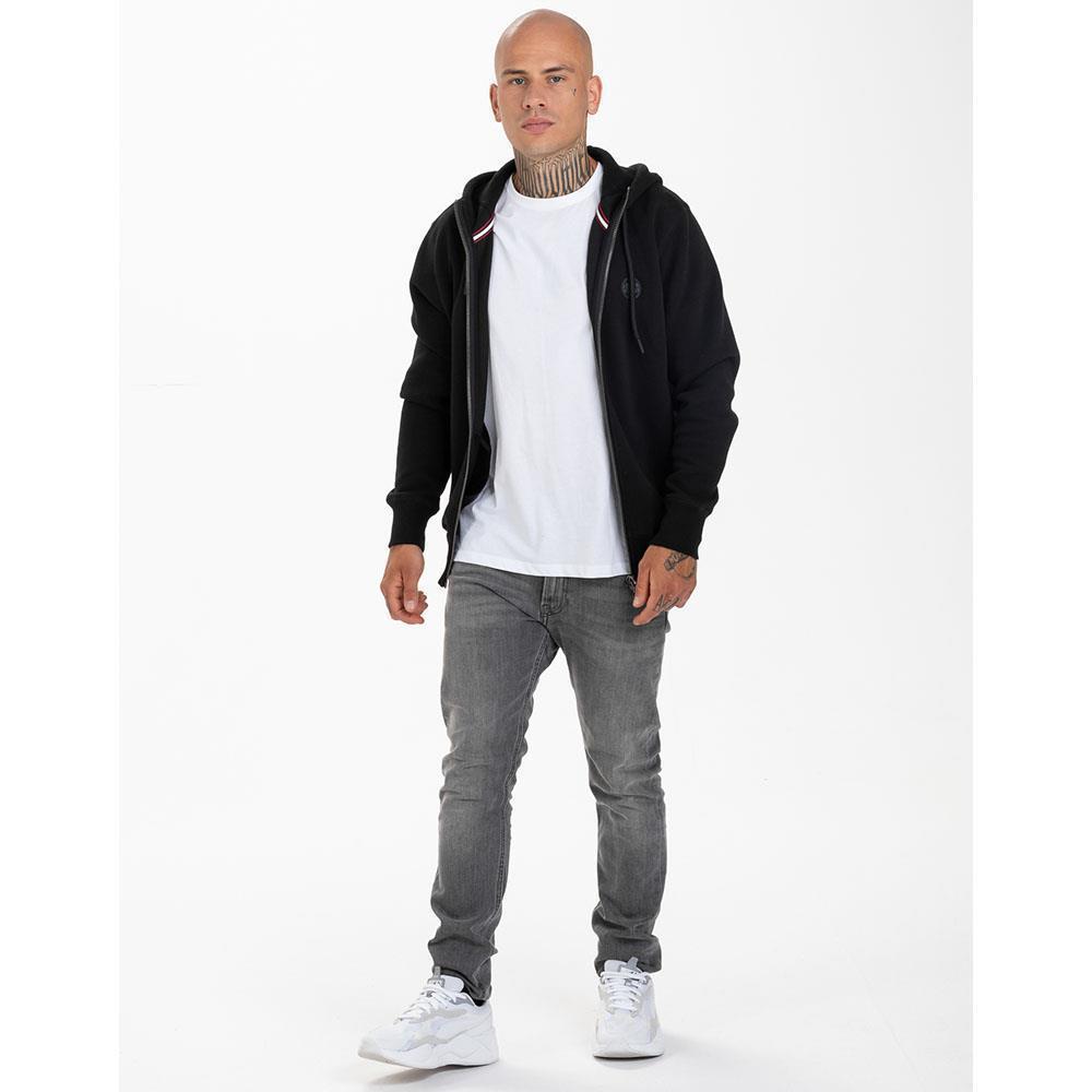 Pit Bull West Coast Zip Hoody, Pique, Small Logo, black, S