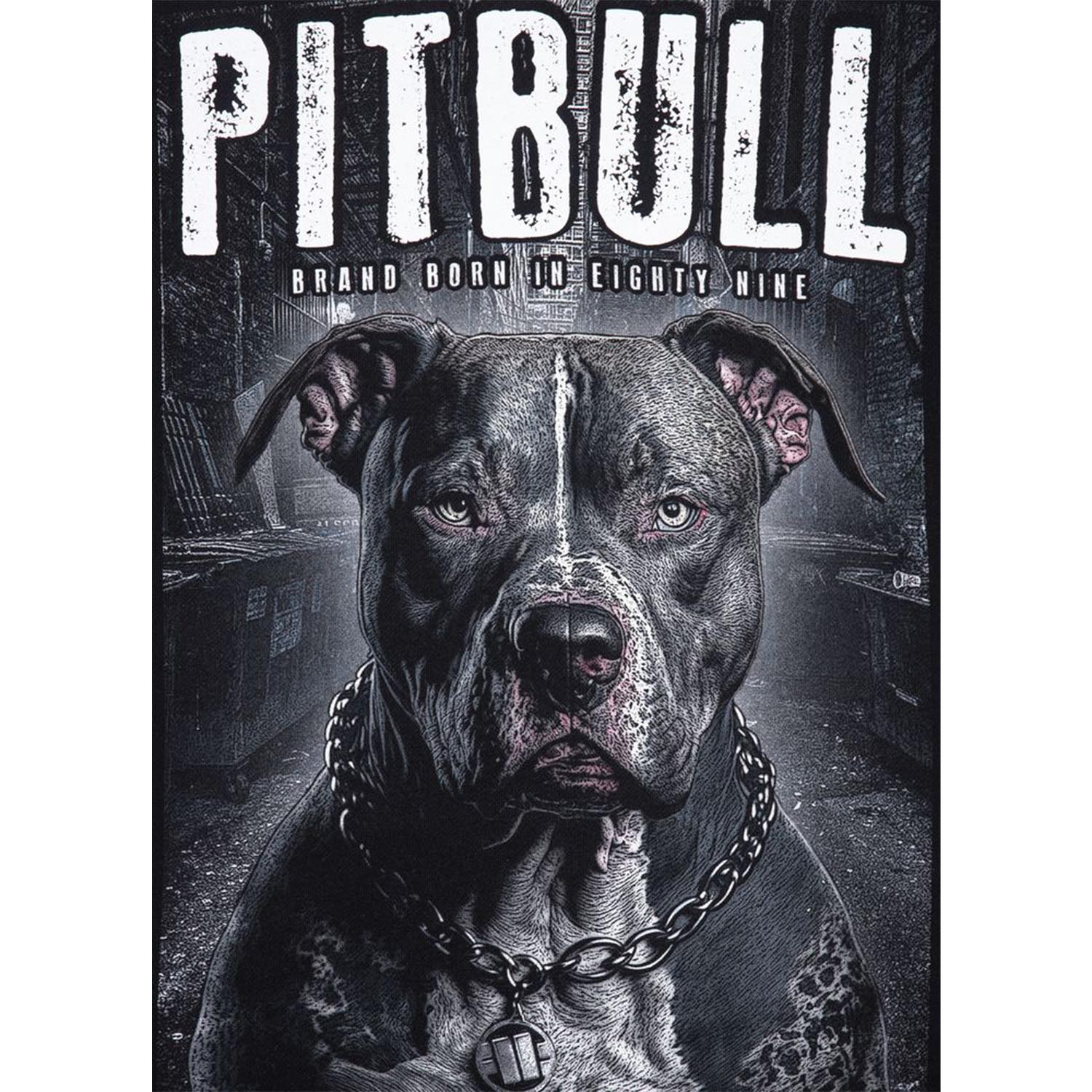 Pit Bull West Coast Hooded, Street King, black, XXL