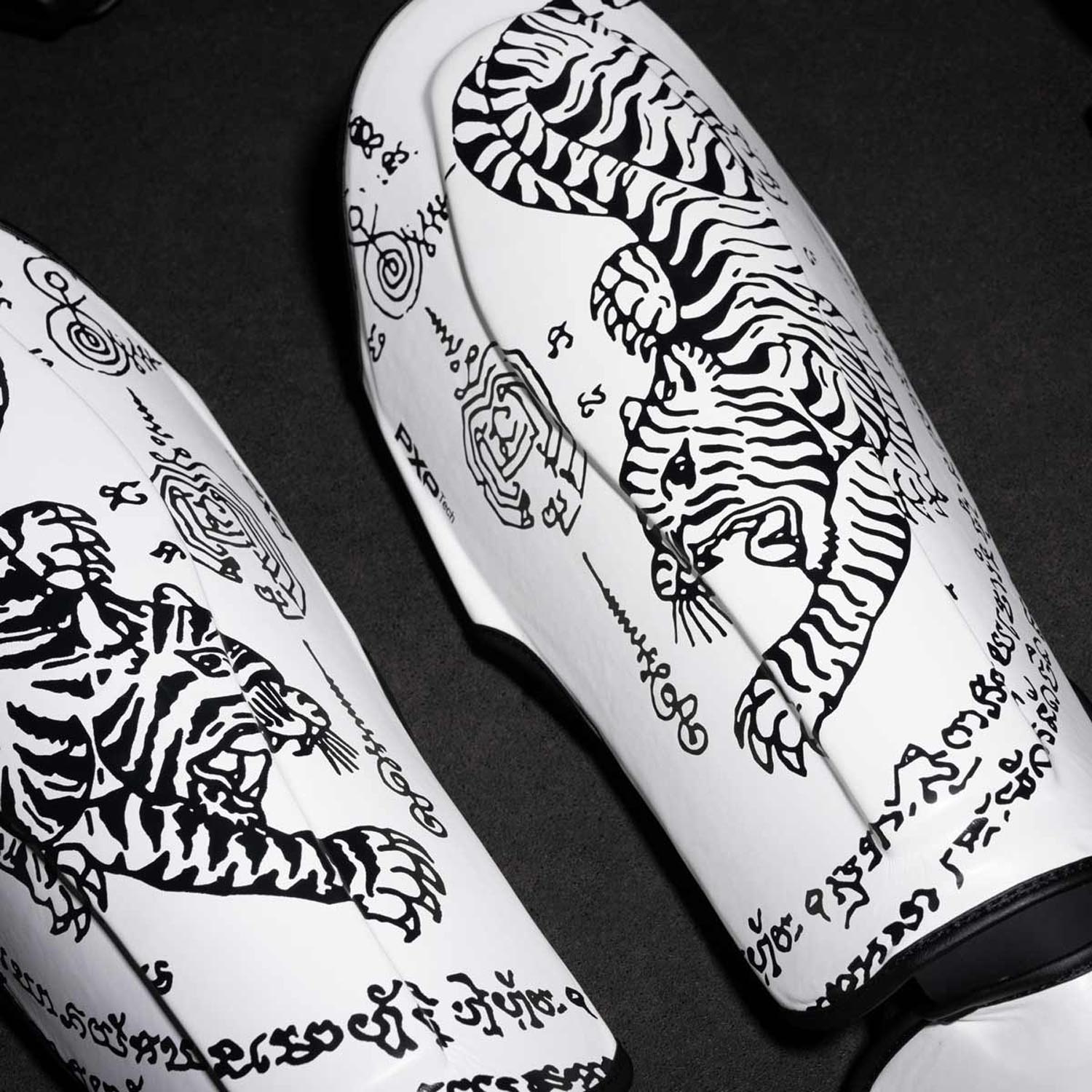 Phantom Athletics Shin Guard, Muay Thai, white, L/XL