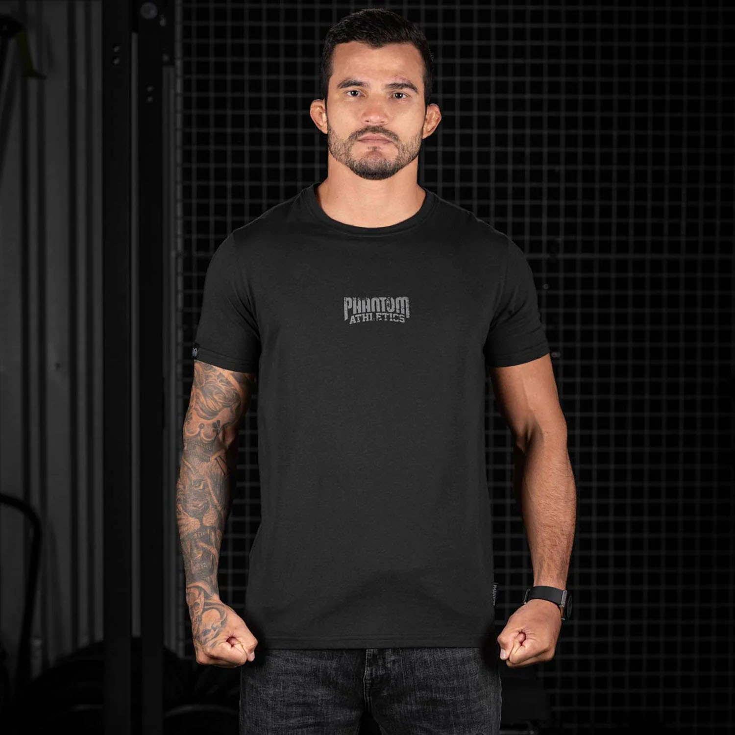 Phantom Athletics T-Shirt, All Over, schwarz, XXL