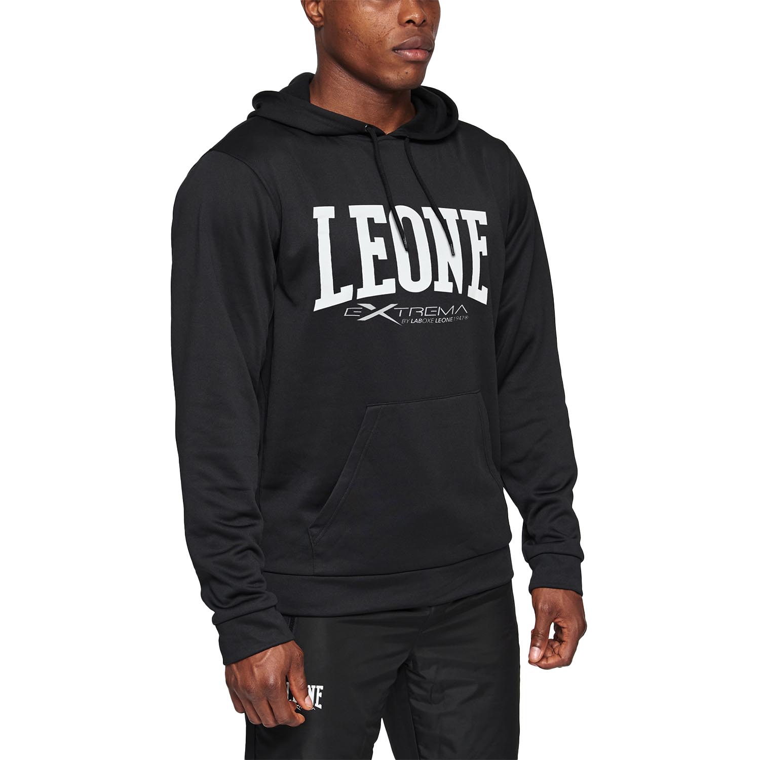 LEONE Hoody, Logo, ABX111, black M